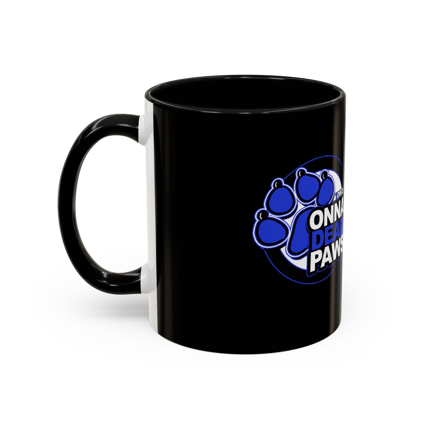 Dead Paws Blue logo Accent Coffee Mug (11, 15oz)