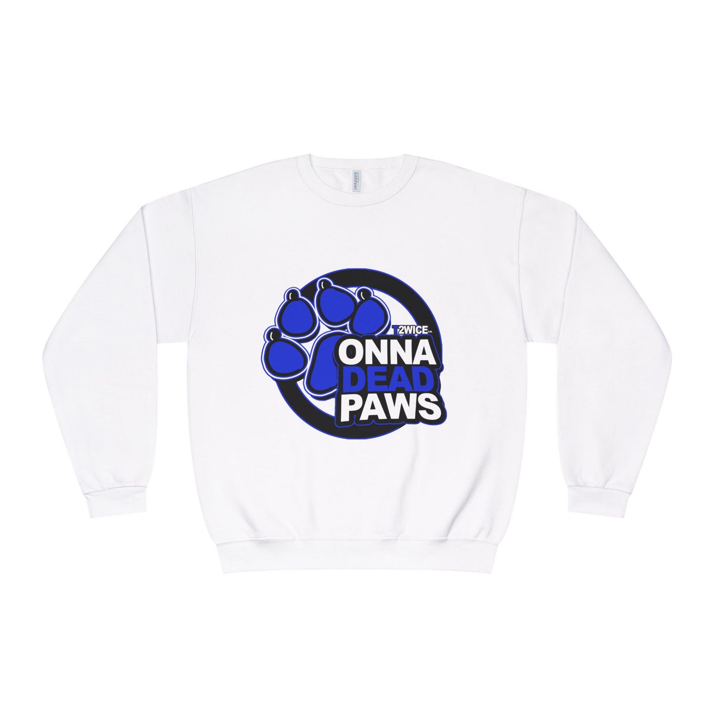 Classic Dead Paws Blue logo Crewneck Sweatshirt