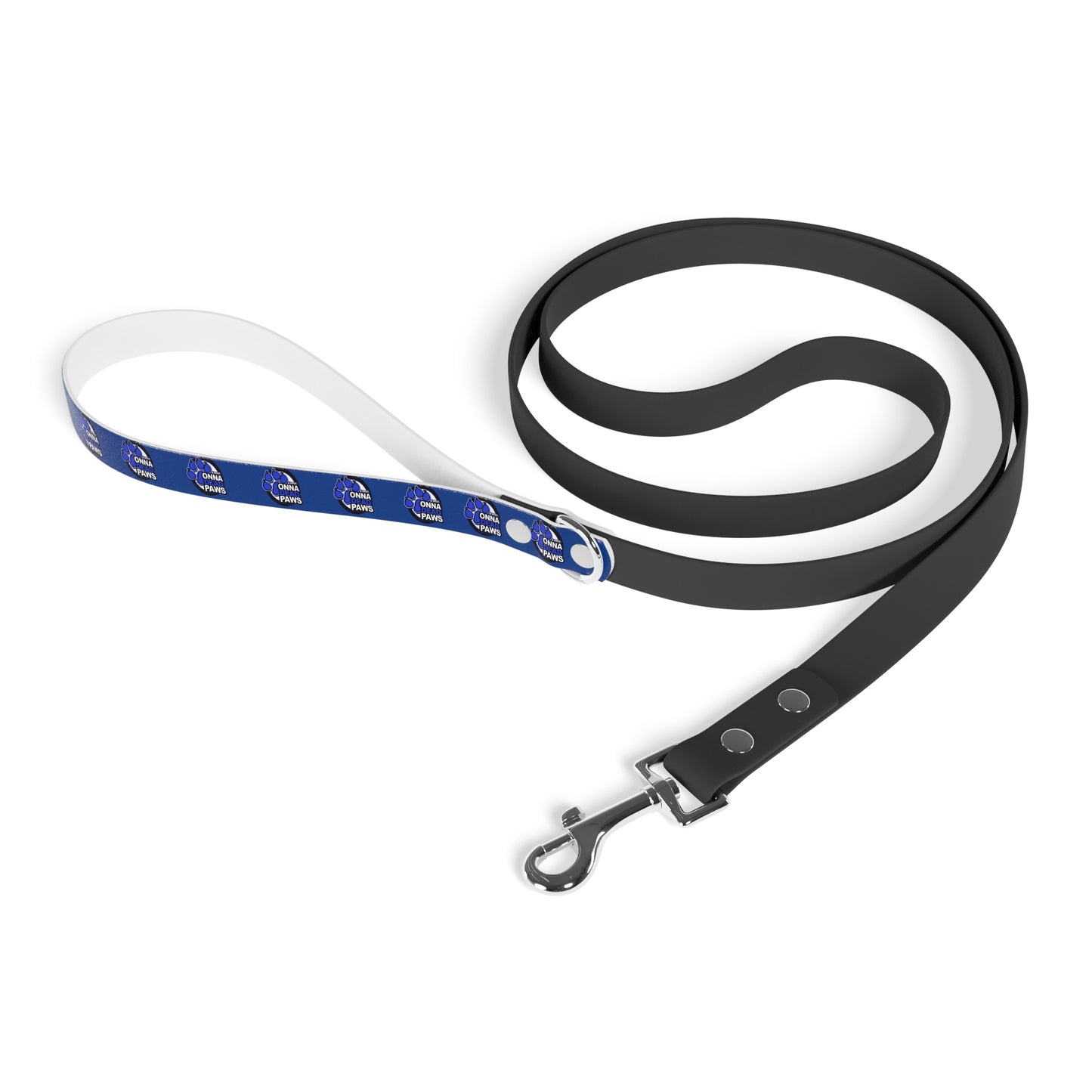 Dead Paws Leash Blue Logo