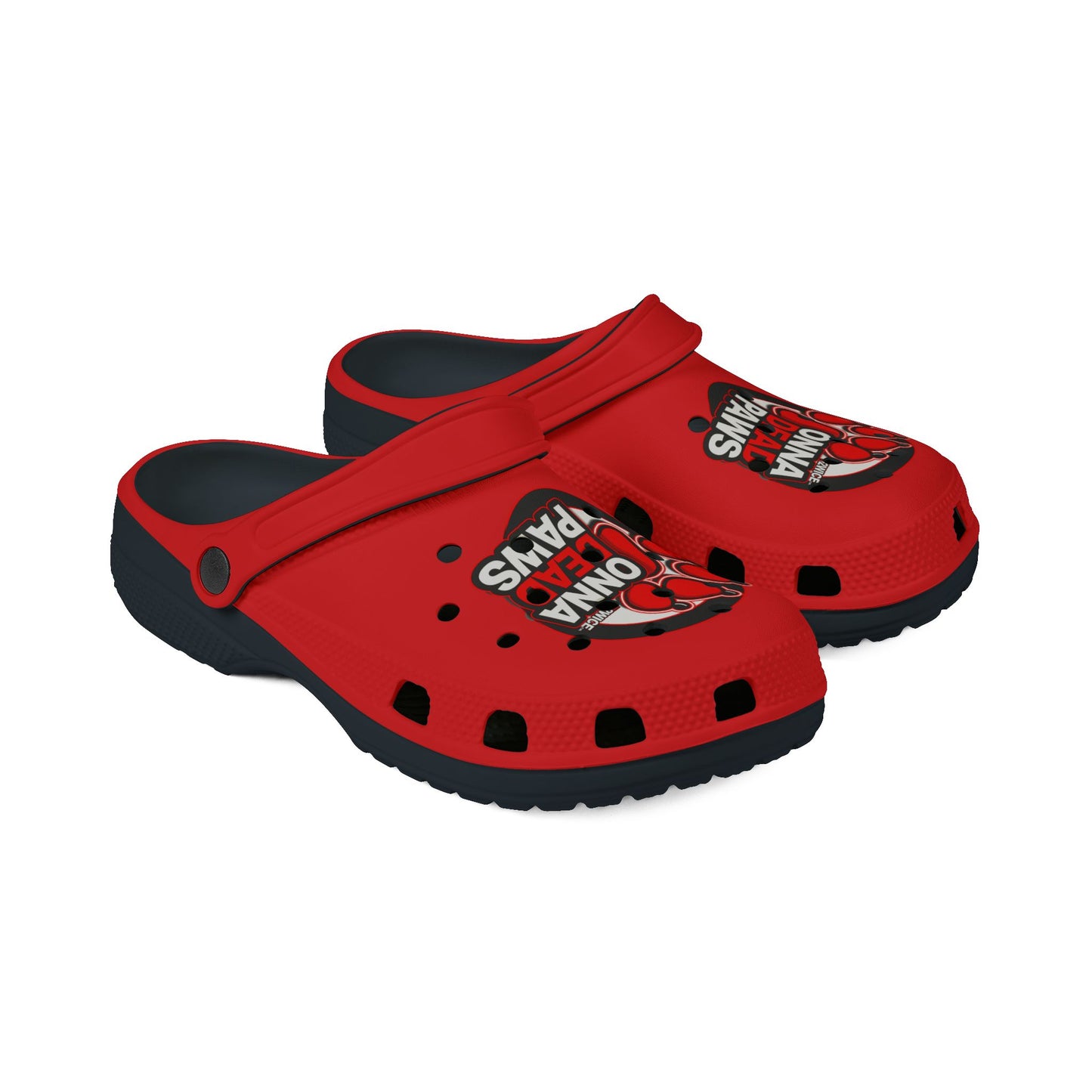 Dead Paws Red and Black Croks