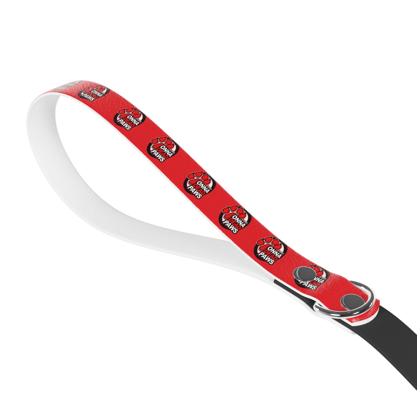 Dead Paws Red Leash