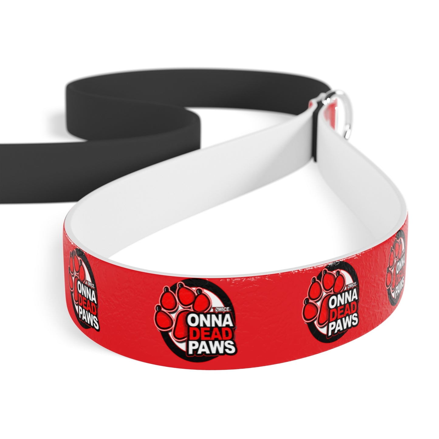 Dead Paws Red Leash