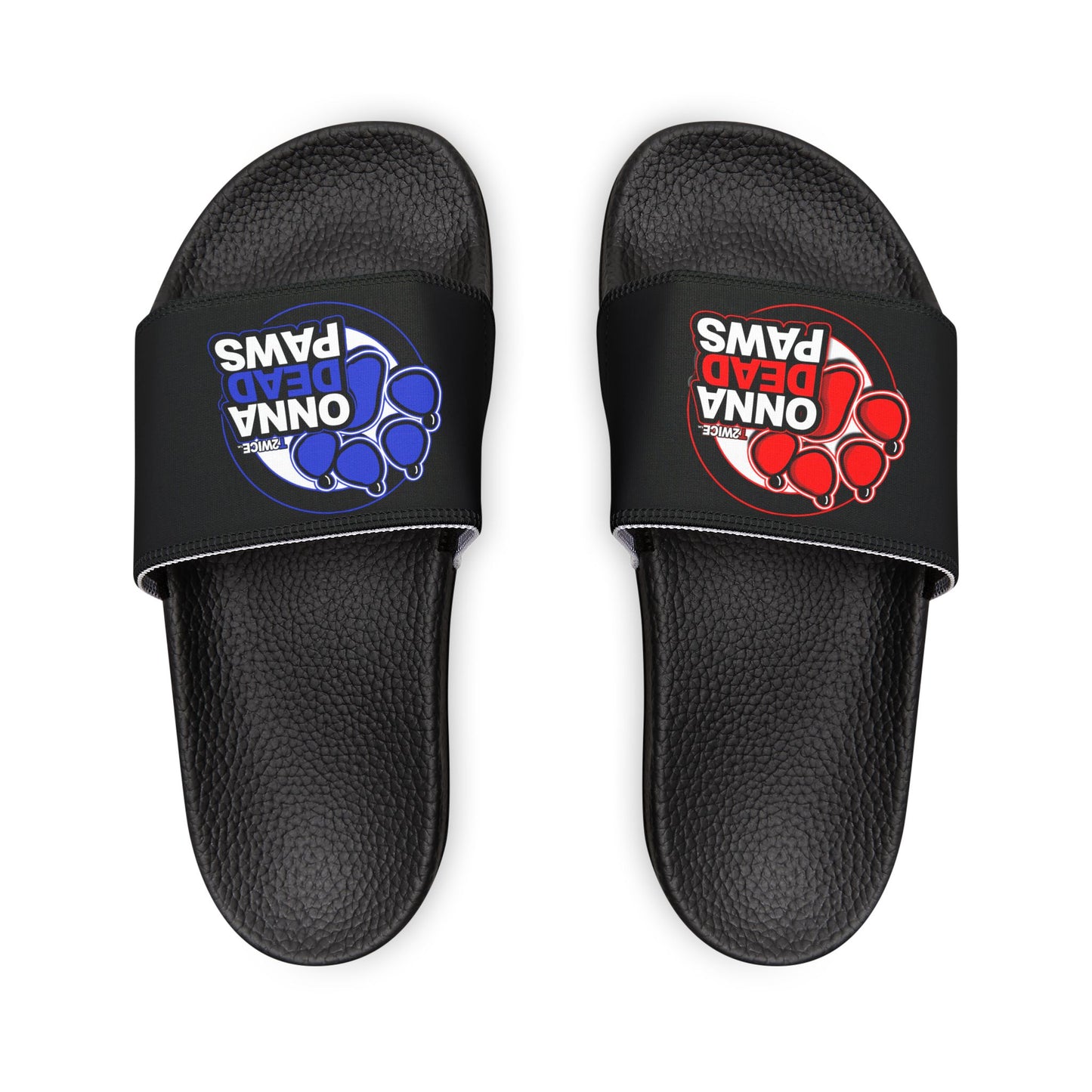 What The Paws?? Strap Slides in Black