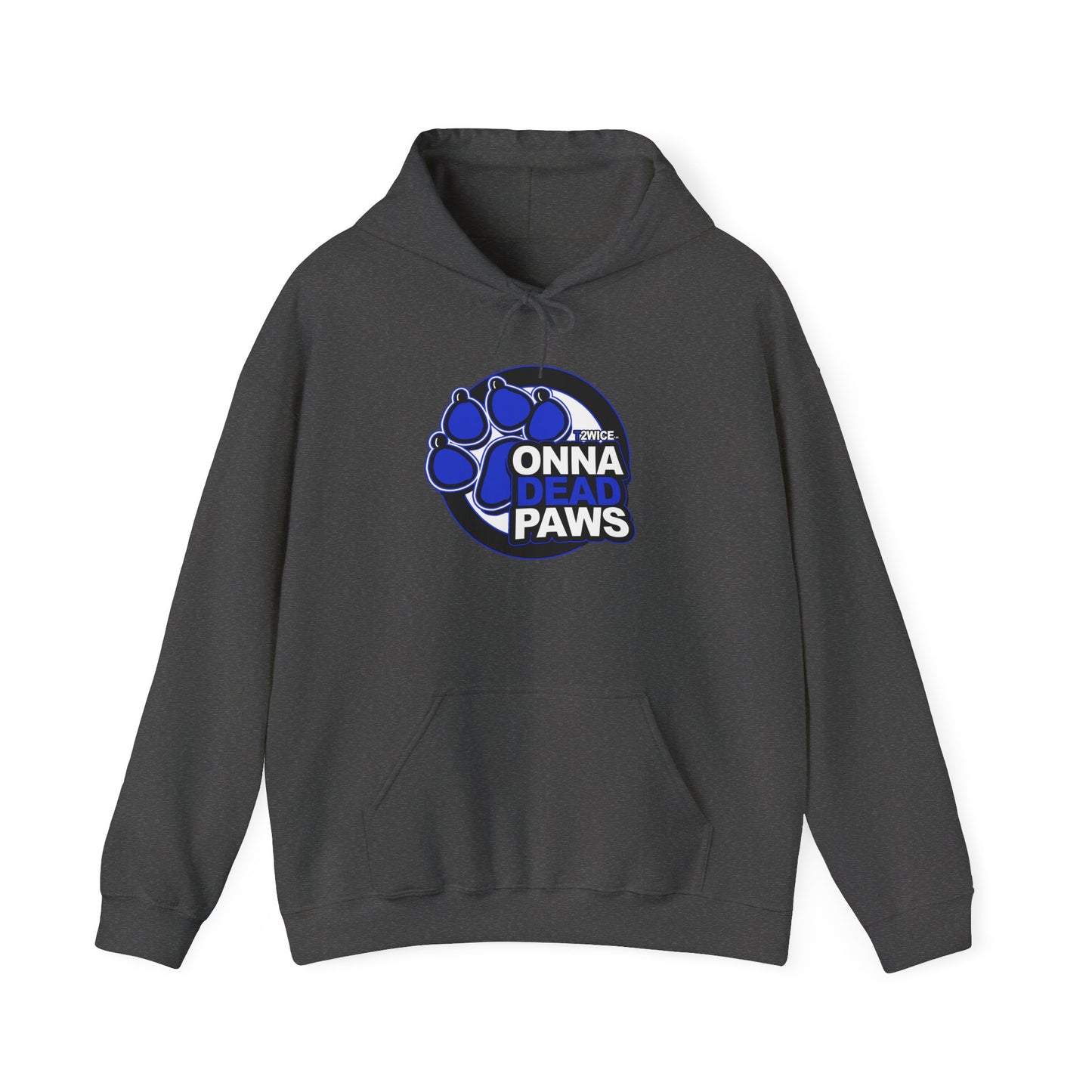 Classic Dead Paws Blue Logo Hooded Sweatshirt
