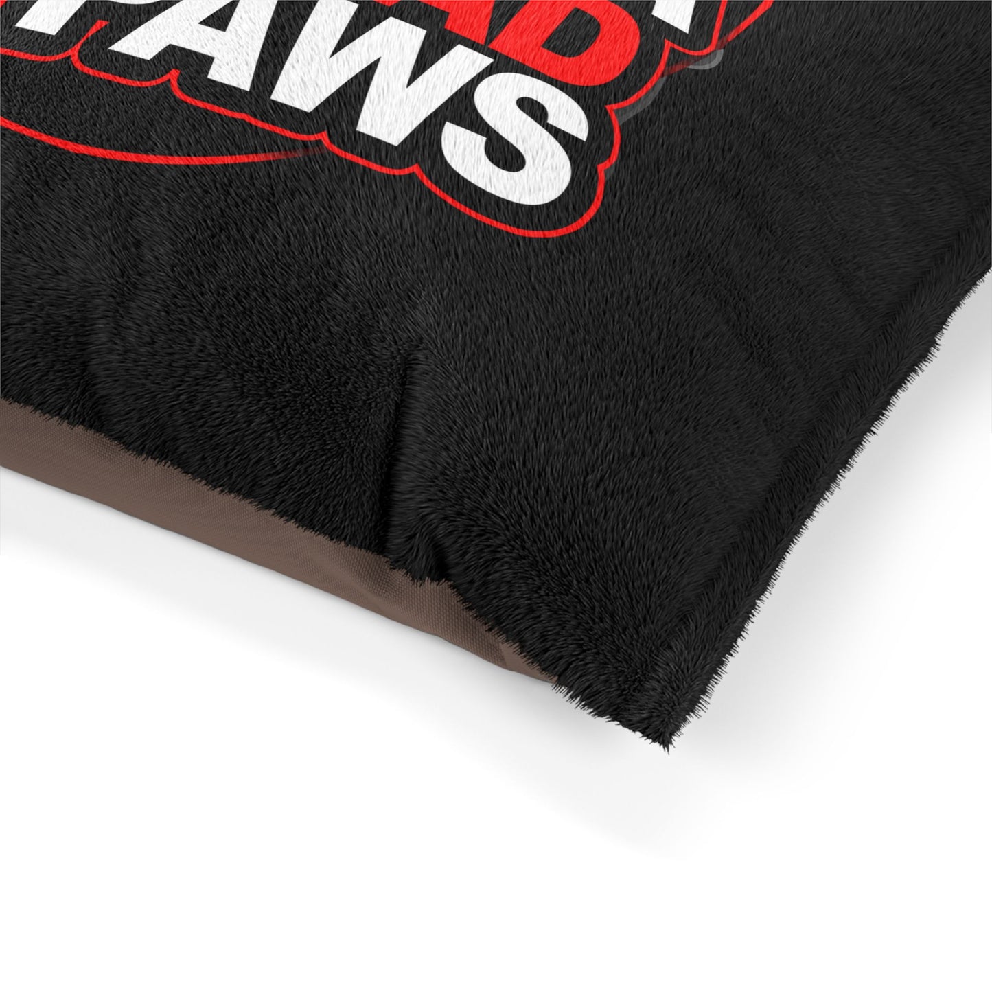 Onna Dead Paws Red and Black Pet Bed