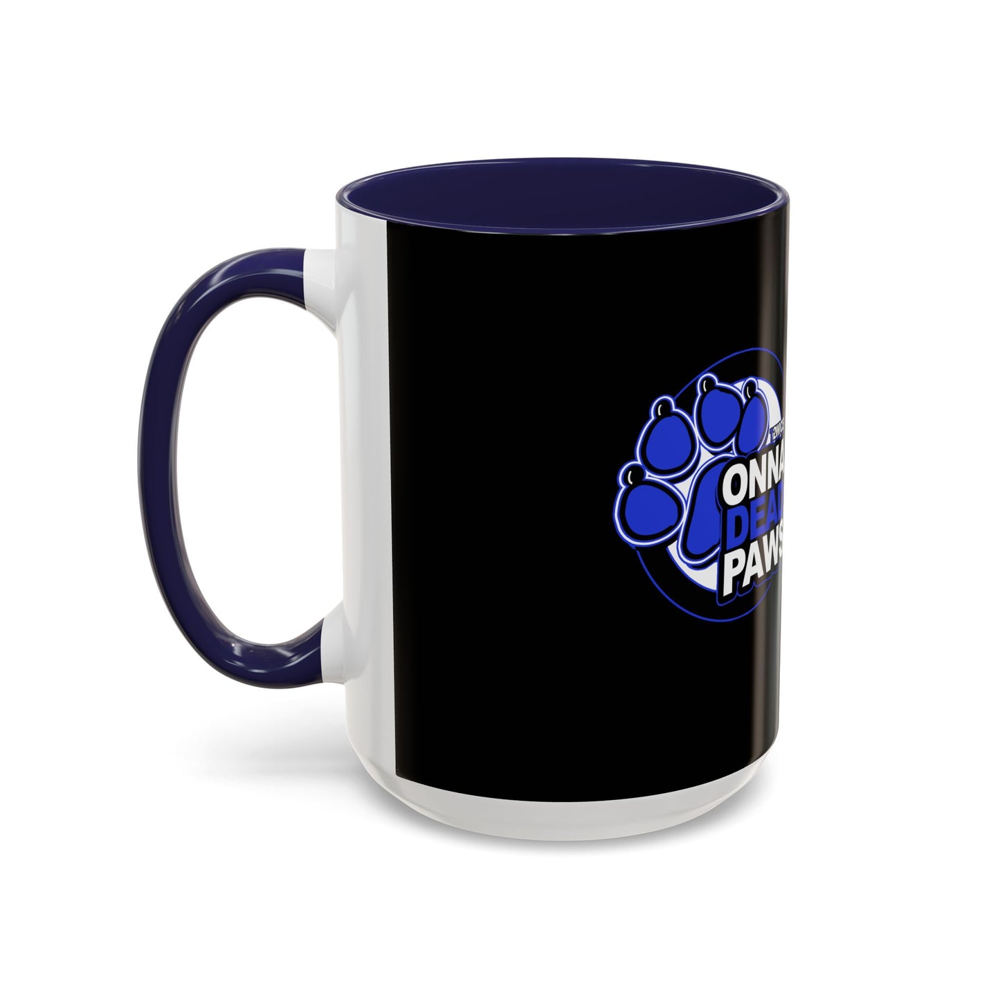 Dead Paws Blue logo Accent Coffee Mug (11, 15oz)