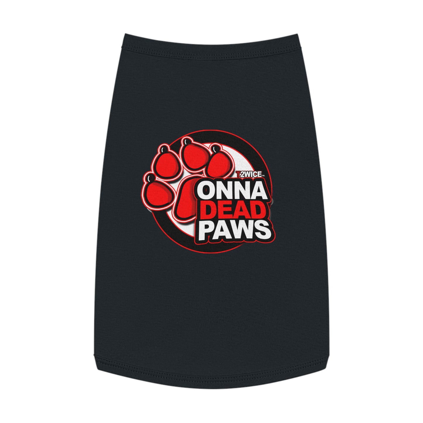 Dead Paws Red Logo Pet Tank Top