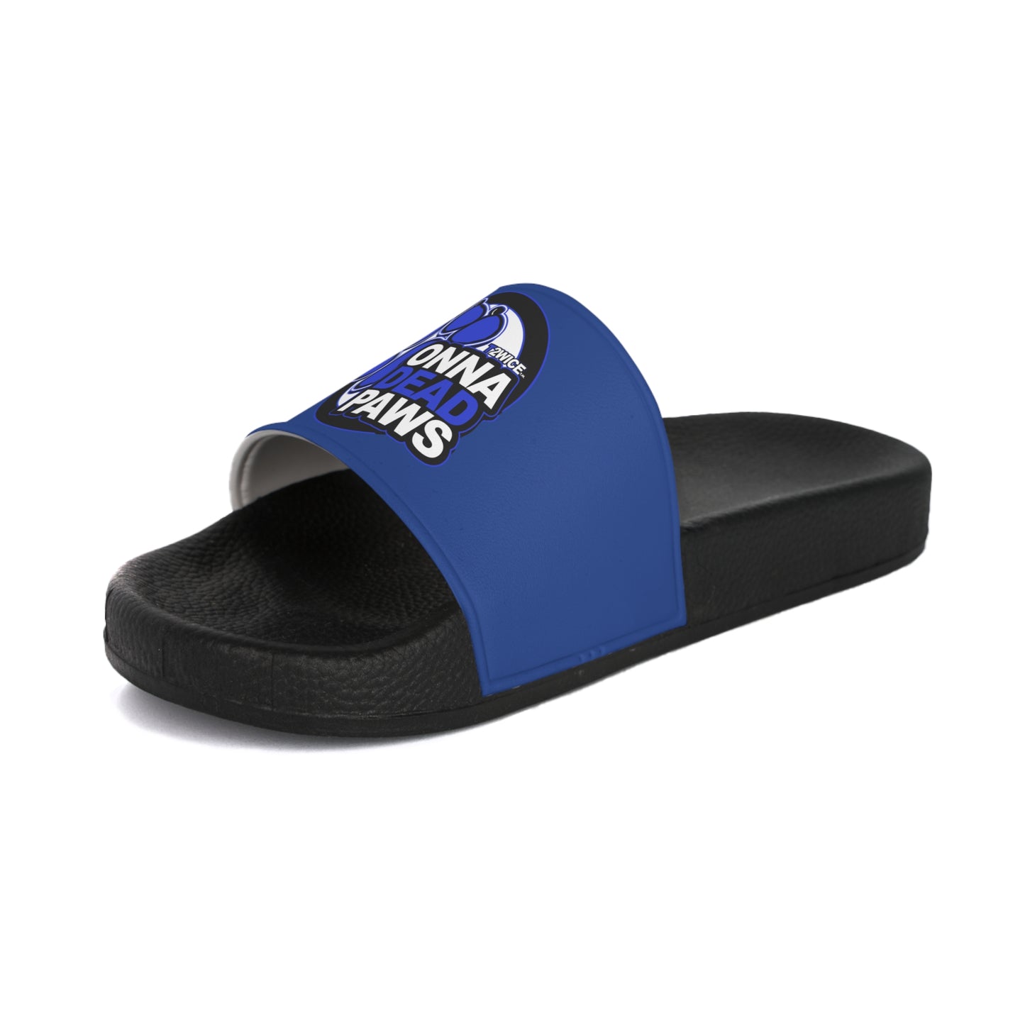 Dead Paws Blue and Black Slides