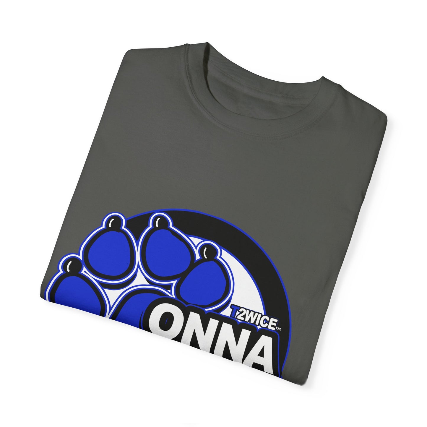 Classic Dead Paws Blue logo T-shirt