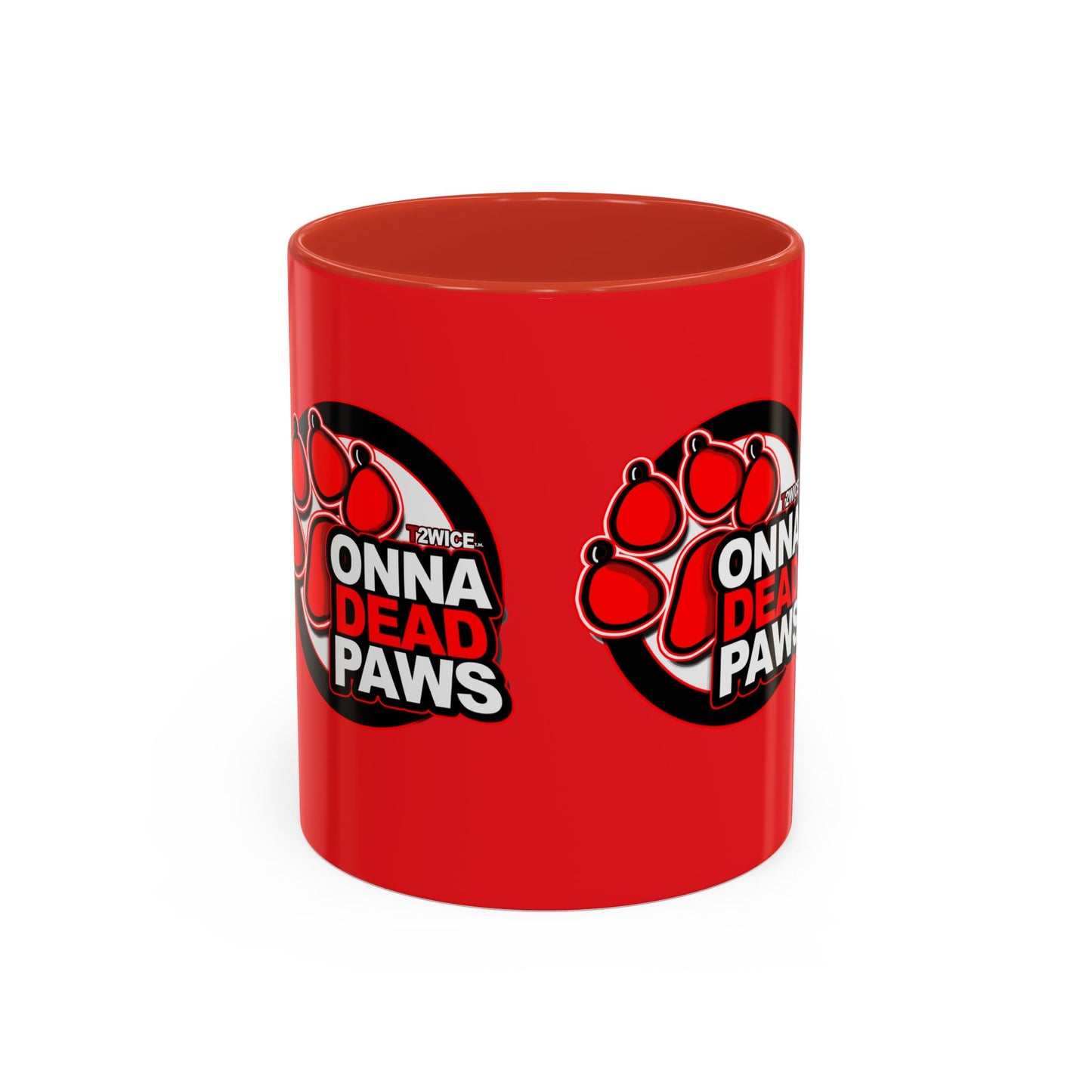 Dead Paws Accent Coffee Mug (11, 15oz)