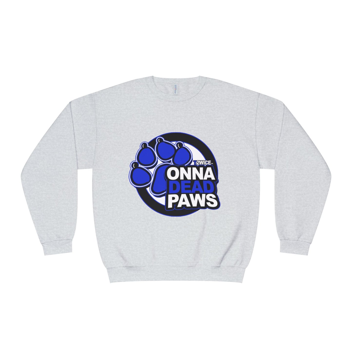 Classic Dead Paws Blue logo  Crewneck Sweatshirt