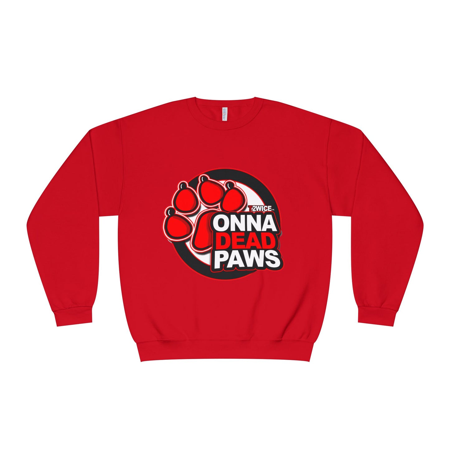 Classic Dead Paws Red Logo Sweater