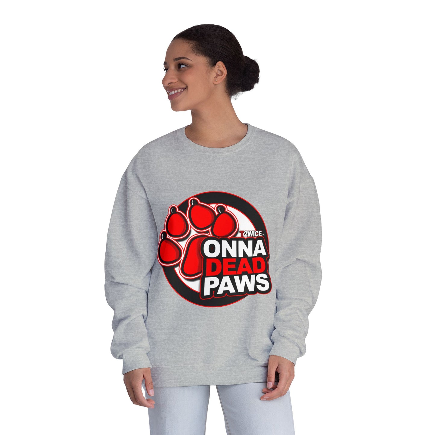 Classic Dead Paws Red Logo Sweater