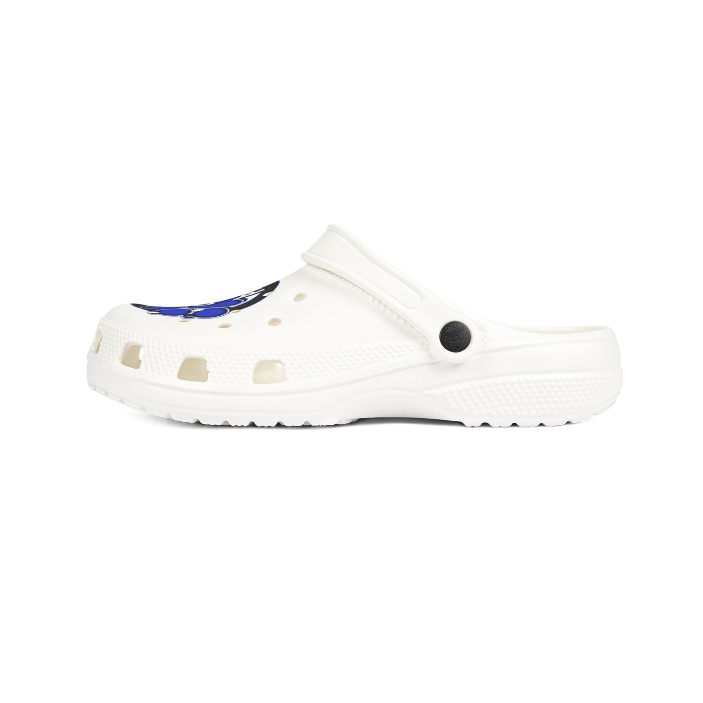 Dead Paws Blue logo croks in white