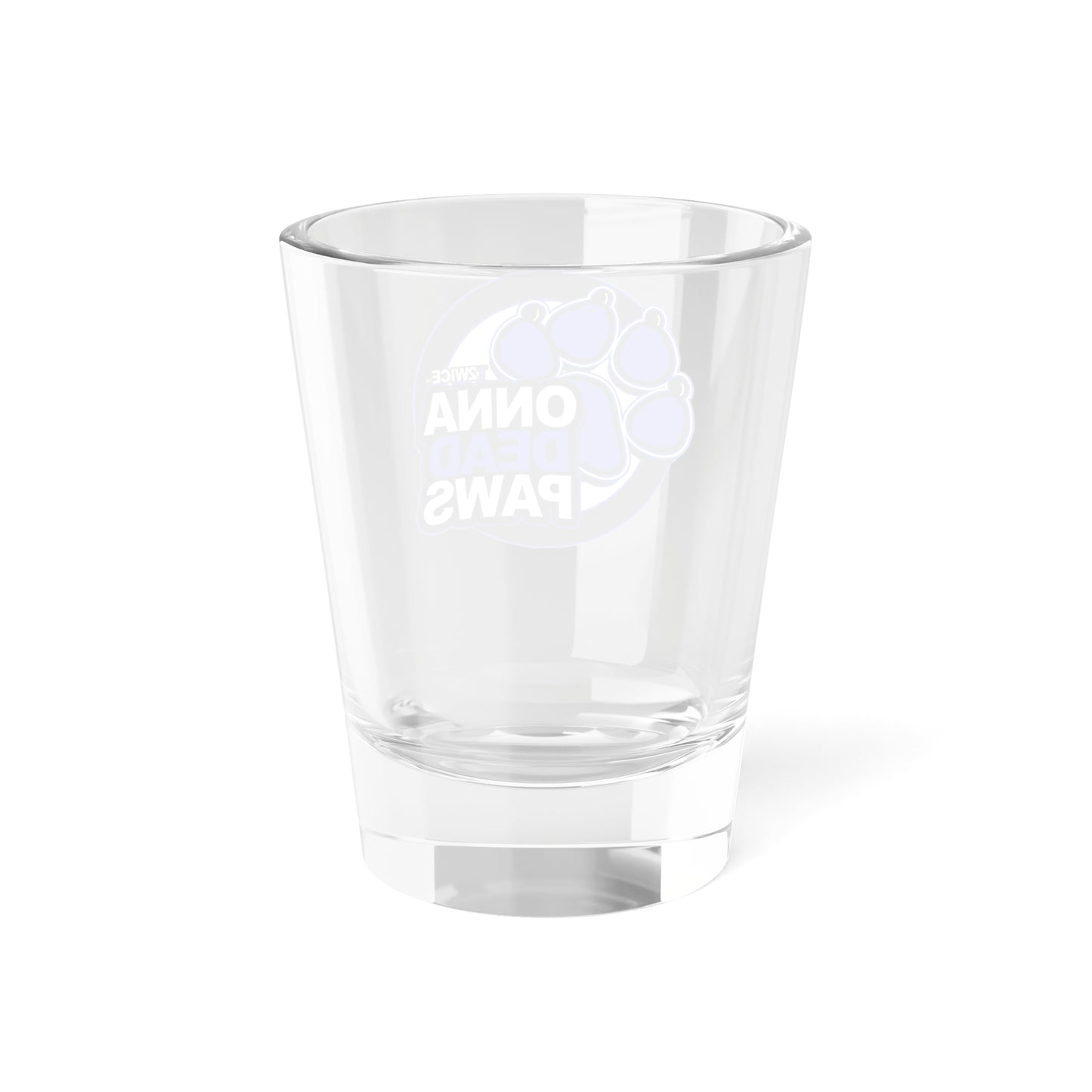 Onna Dead Paws Shot Glass in Blue