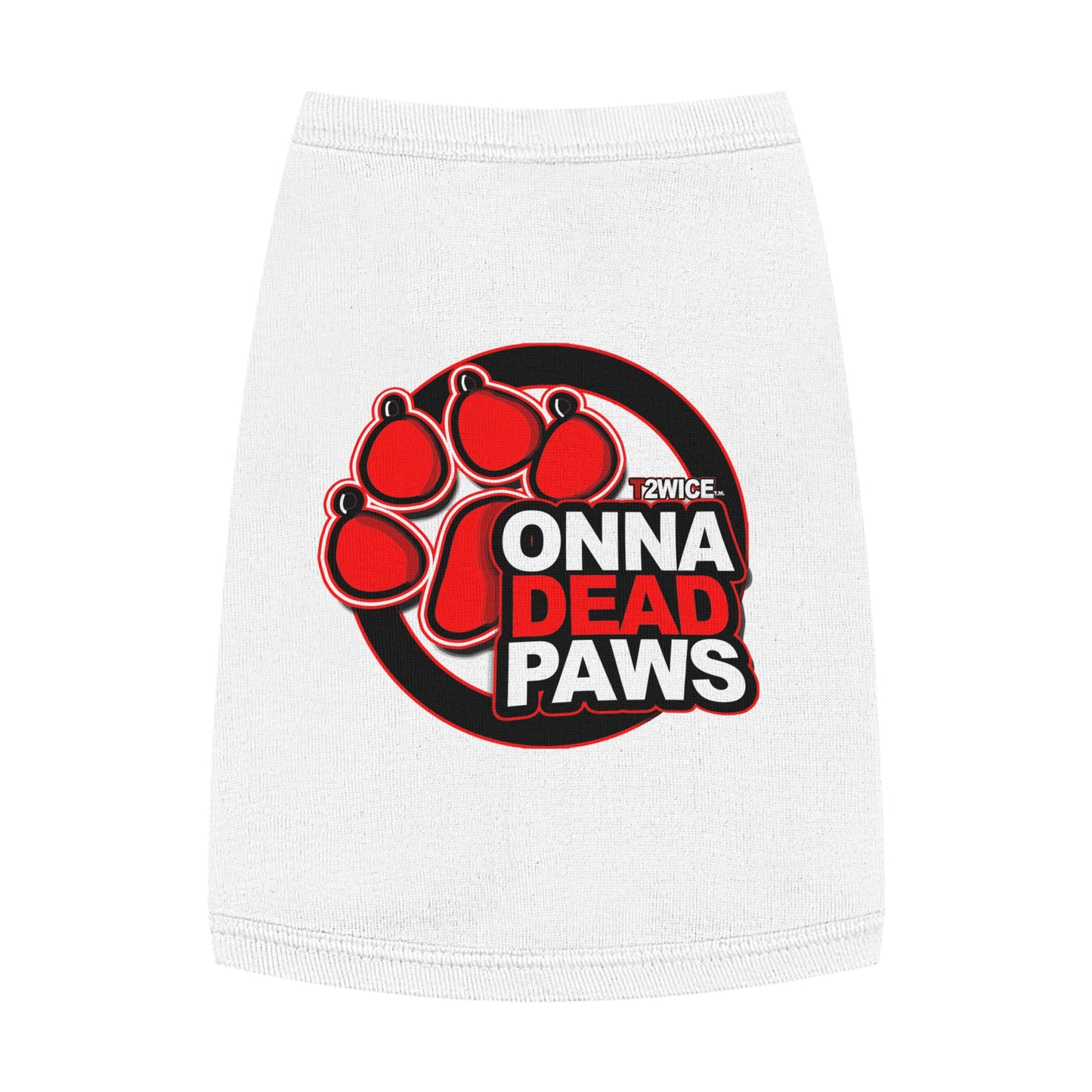 Dead Paws Red Logo Pet Tank Top
