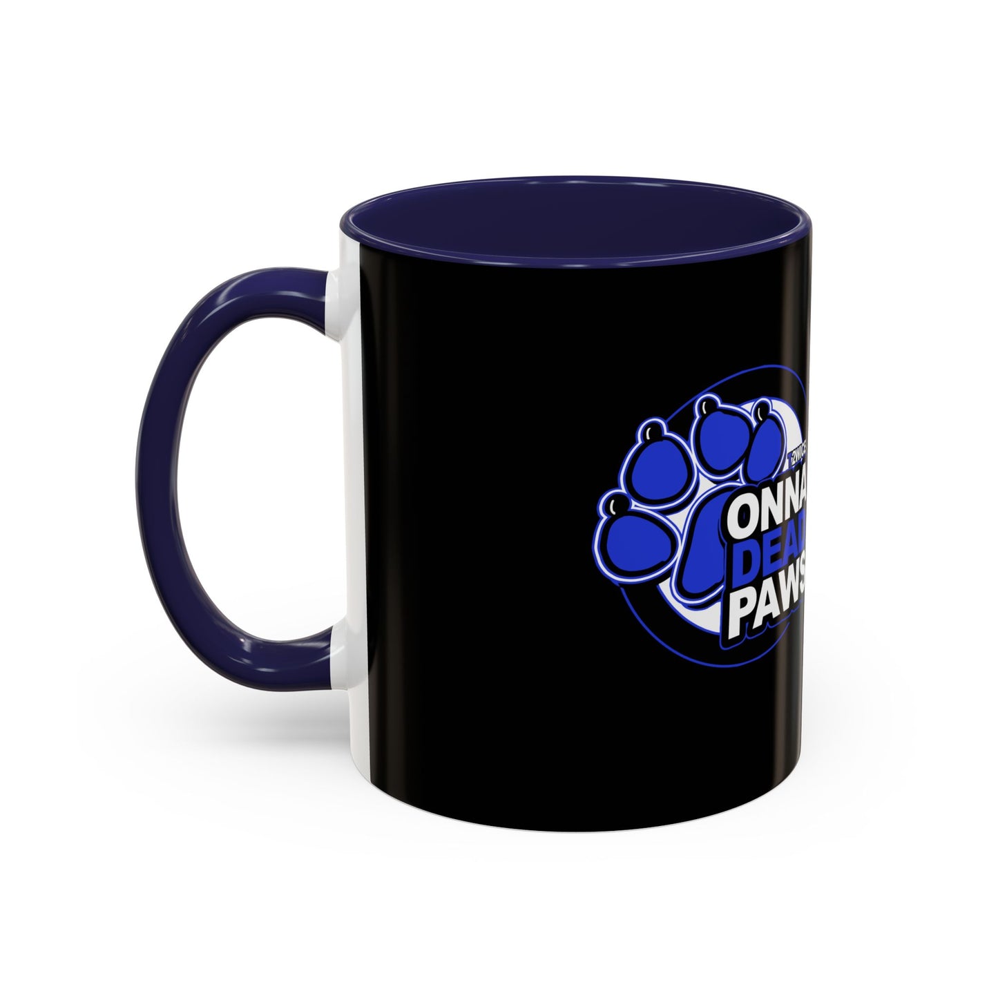 Dead Paws Blue logo Accent Coffee Mug (11, 15oz)