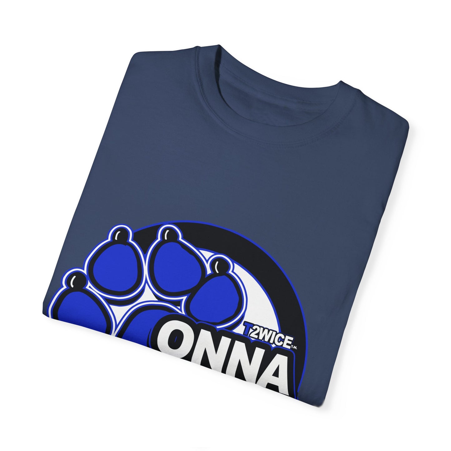 Classic Dead Paws Blue logo T-shirt