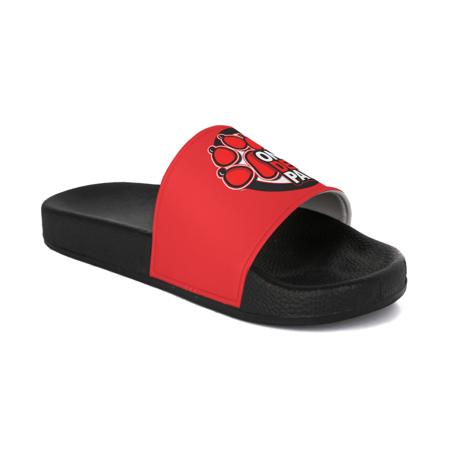 Classic Red and Black Dead Paws Slides