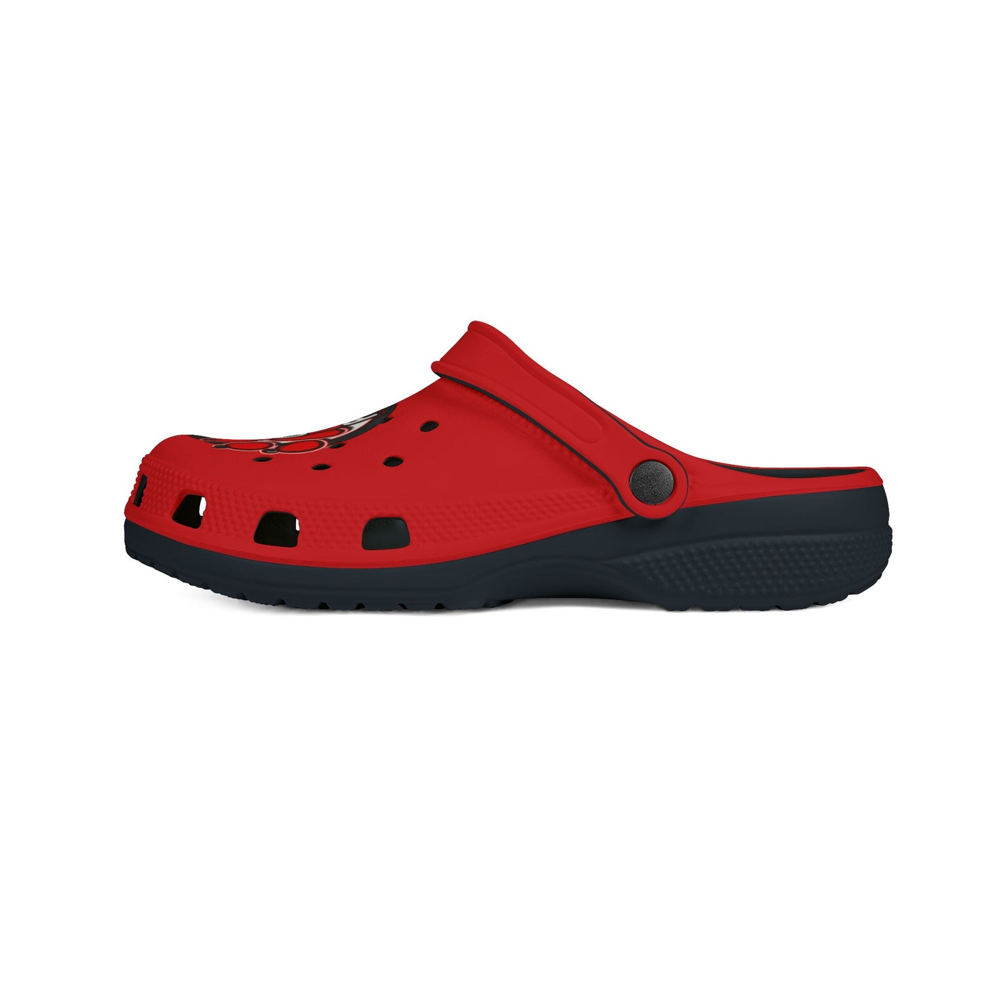 Dead Paws Red and Black Croks