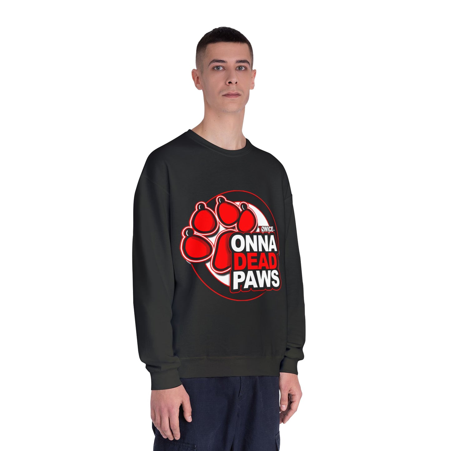 Classic Dead Paws Red Logo Sweater