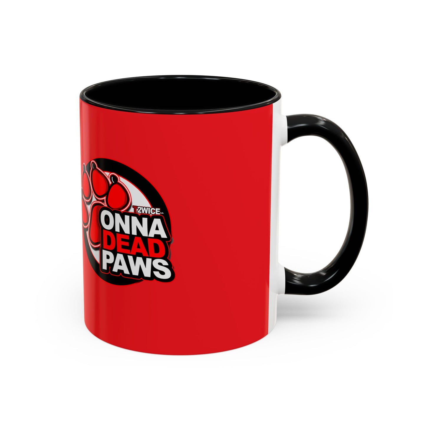 Dead Paws Accent Coffee Mug (11, 15oz)