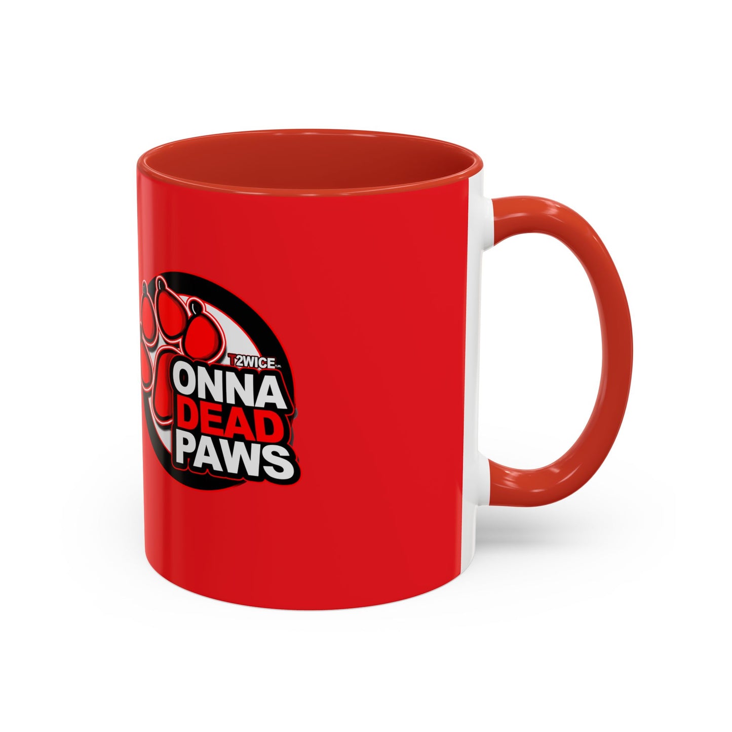 Dead Paws Accent Coffee Mug (11, 15oz)