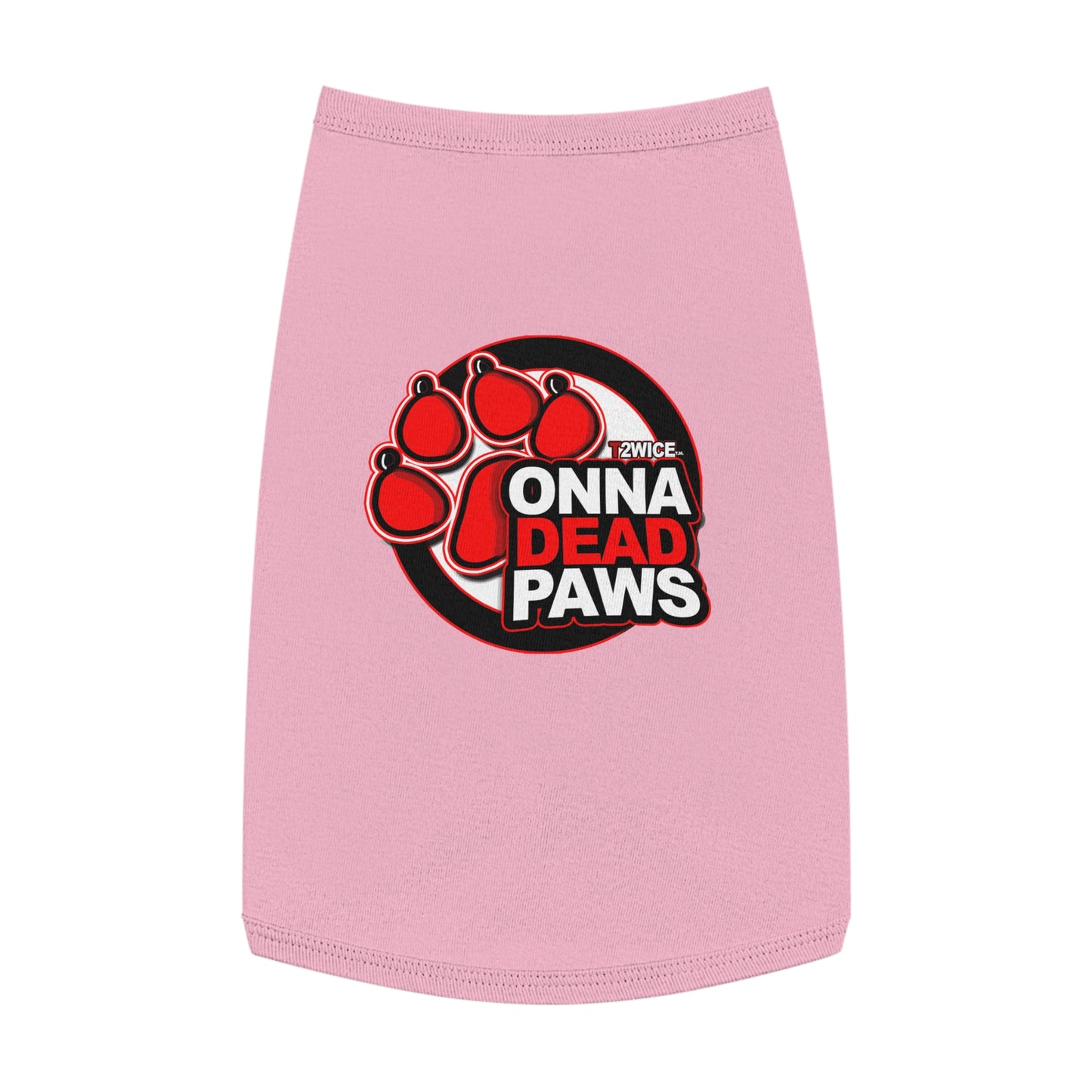 Dead Paws Red Logo Pet Tank Top