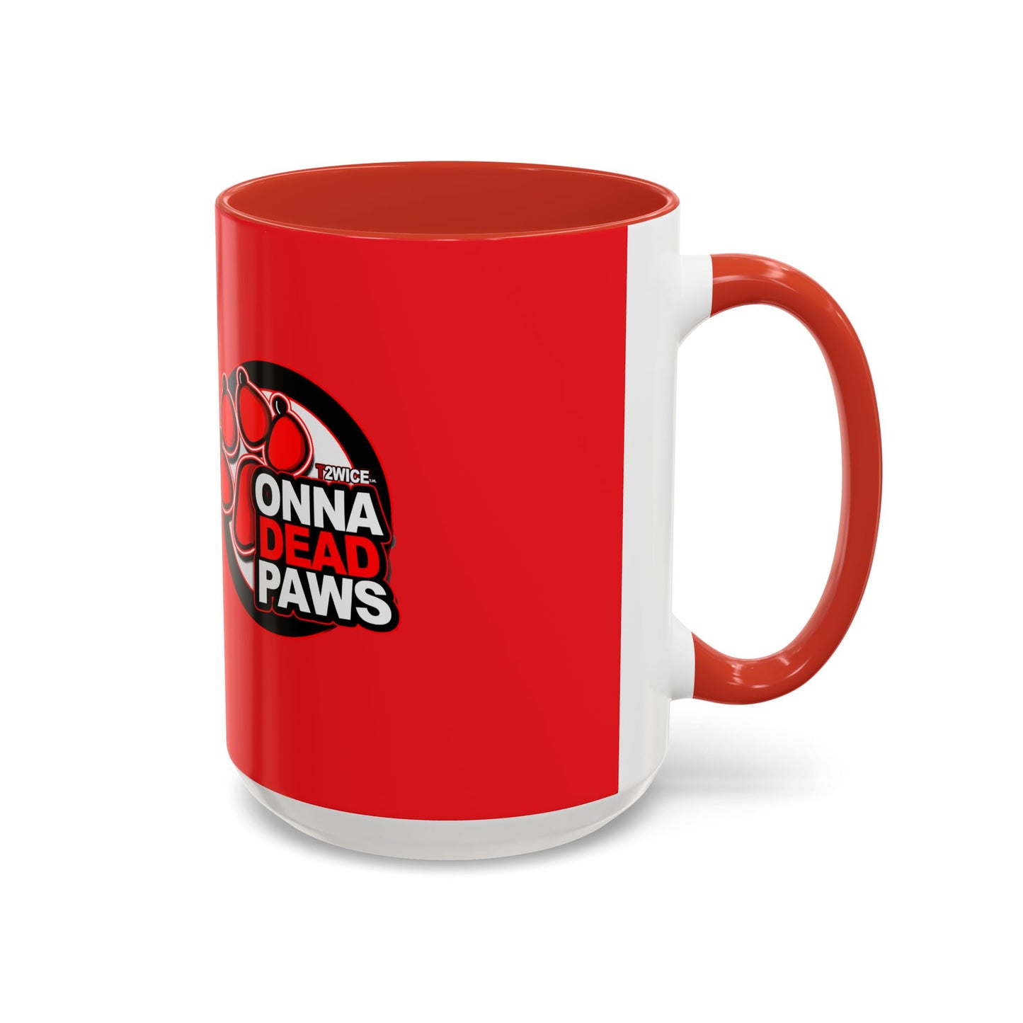 Dead Paws Accent Coffee Mug (11, 15oz)