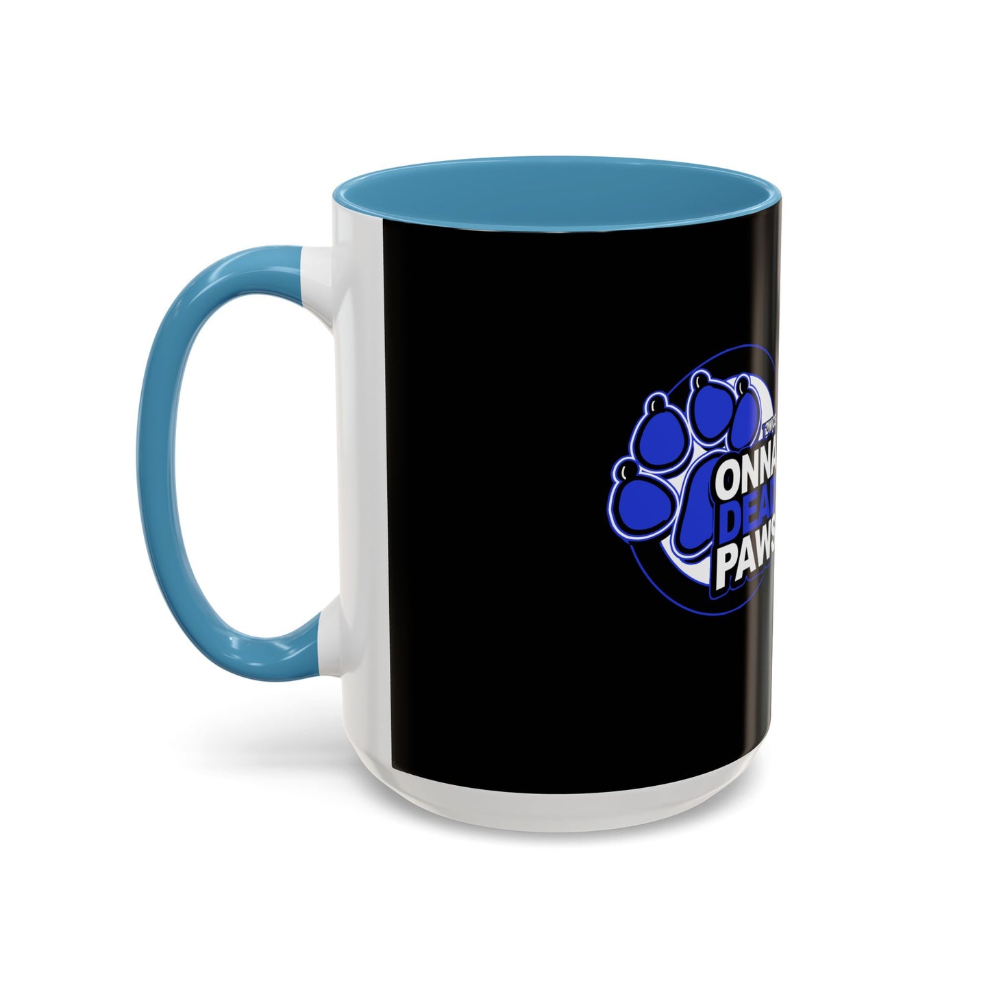 Dead Paws Blue logo Accent Coffee Mug (11, 15oz)