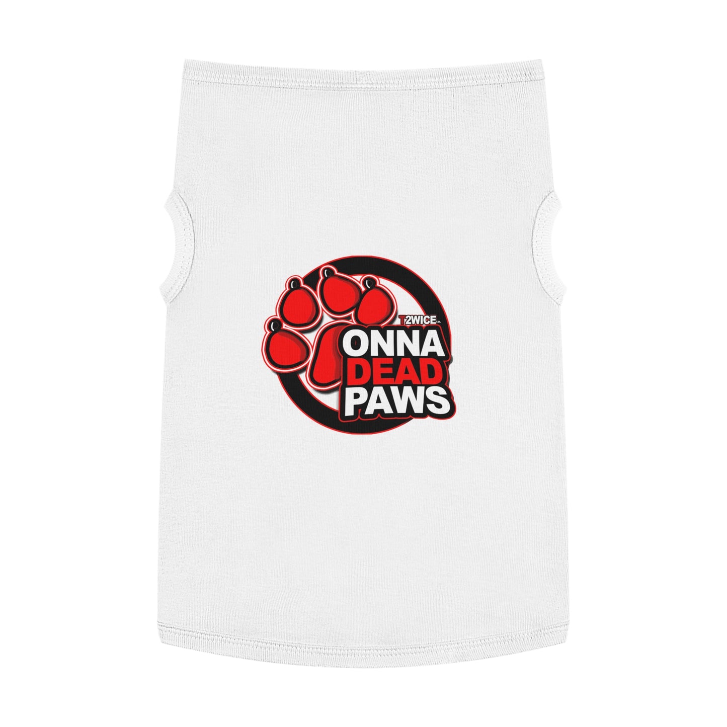 Dead Paws Red Logo Pet Tank Top