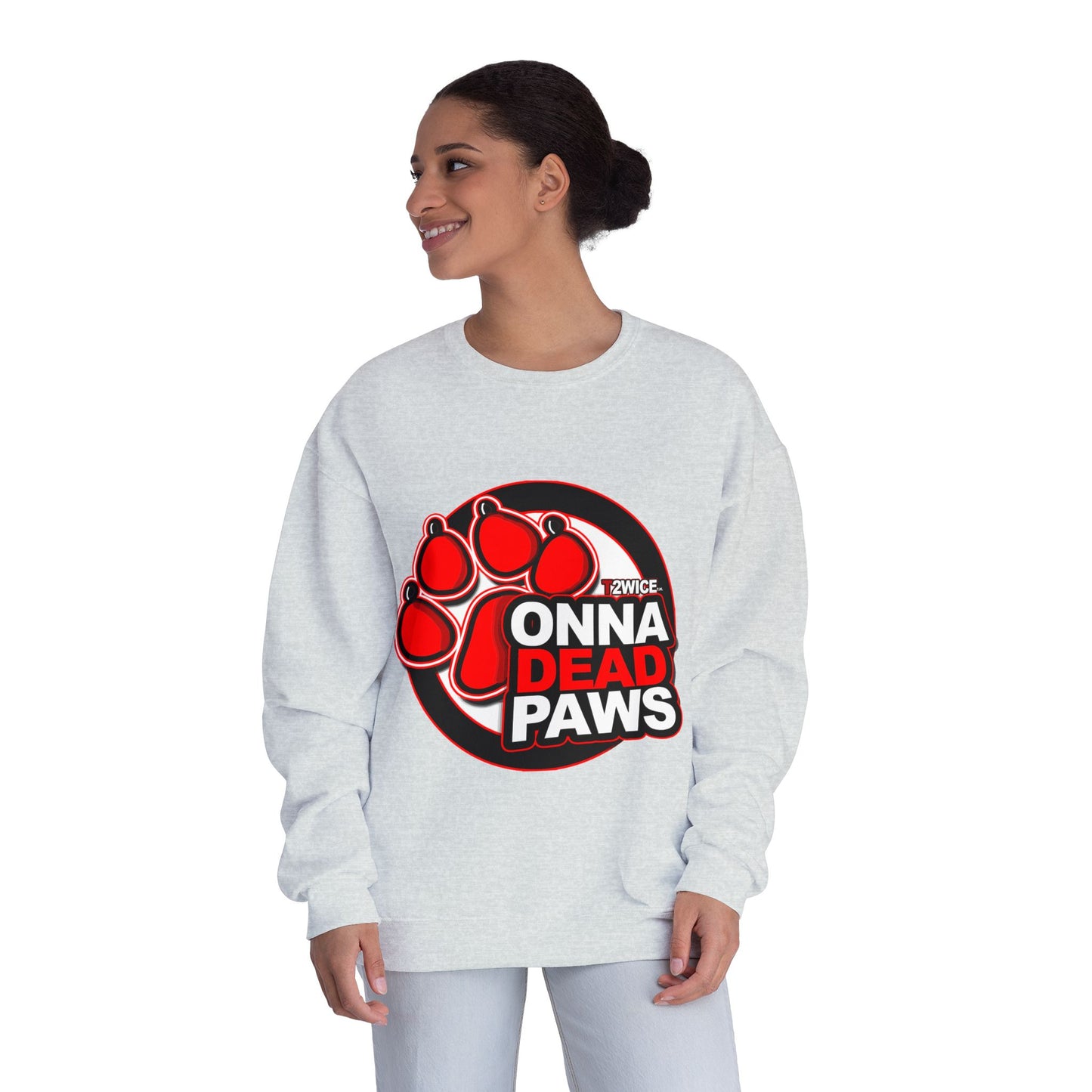 Classic Dead Paws Red Logo Sweater