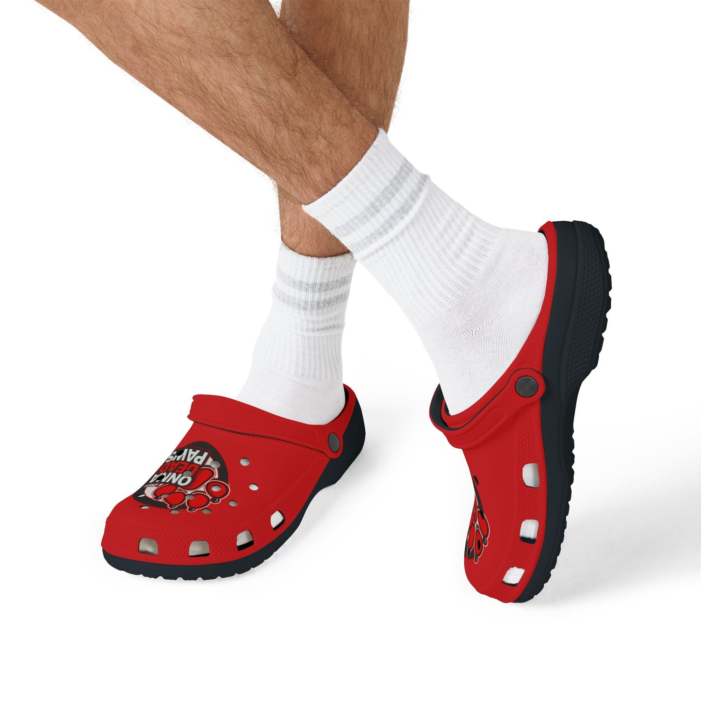 Dead Paws Red and Black Croks