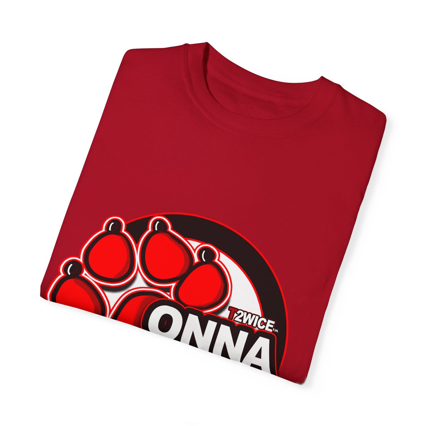 Classic Dead Paws Red Logo T shirt