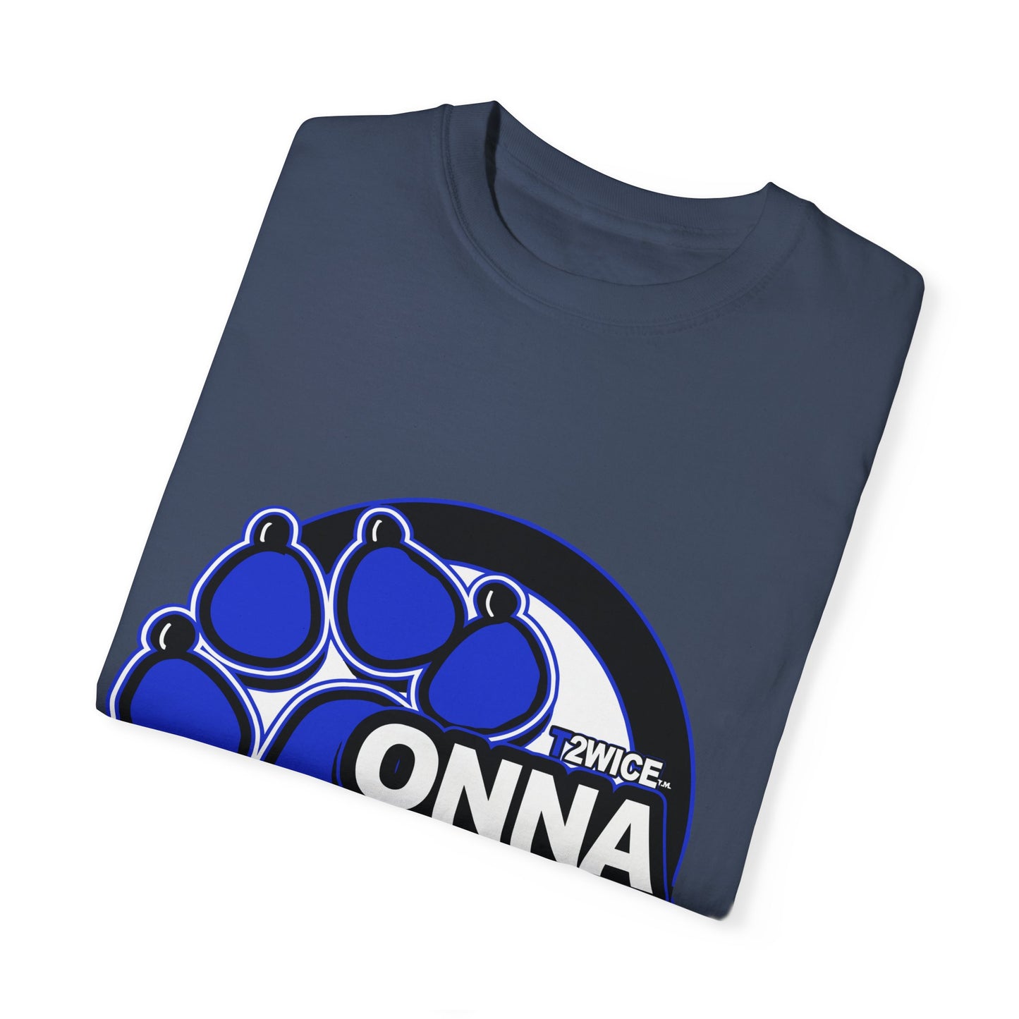 Classic Dead Paws Blue logo T-shirt