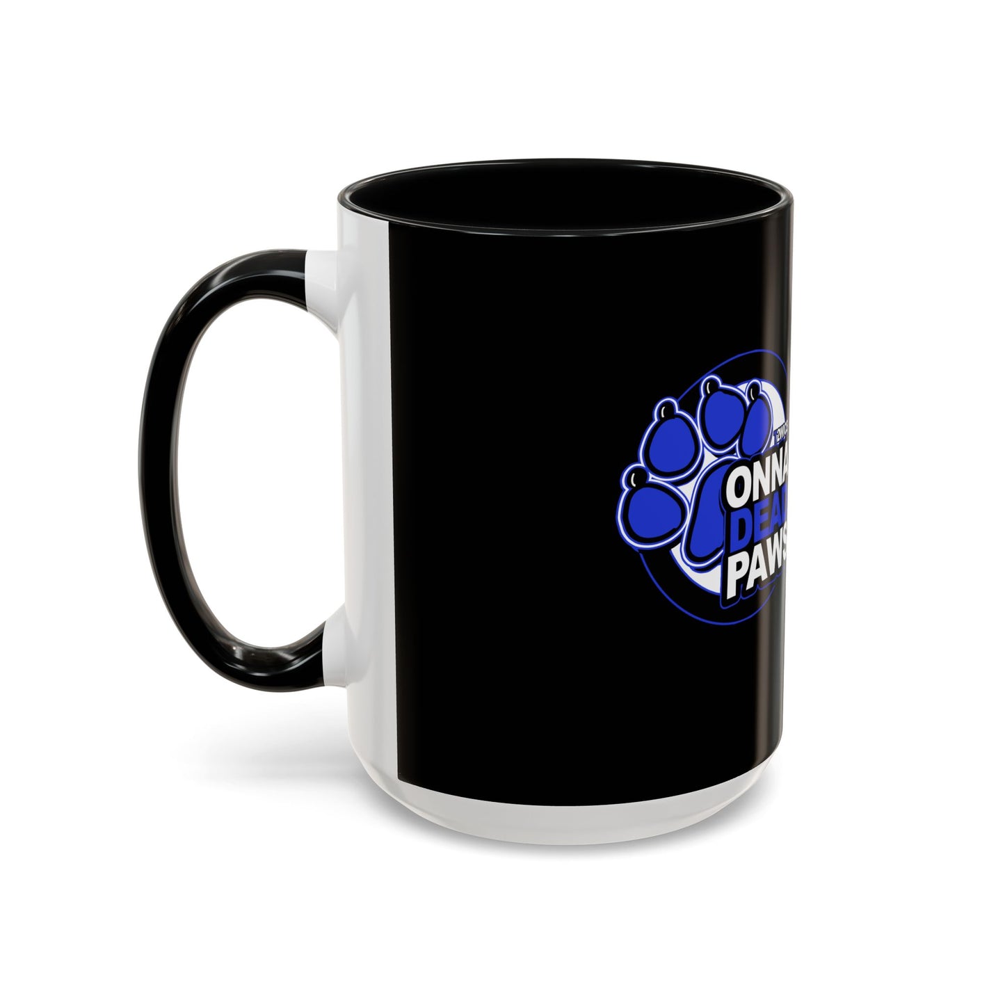 Dead Paws Blue logo Accent Coffee Mug (11, 15oz)
