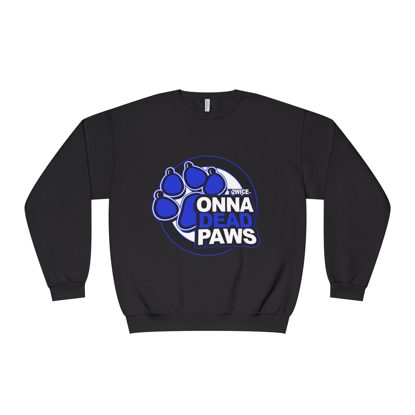 Classic Dead Paws Blue logo  Crewneck Sweatshirt