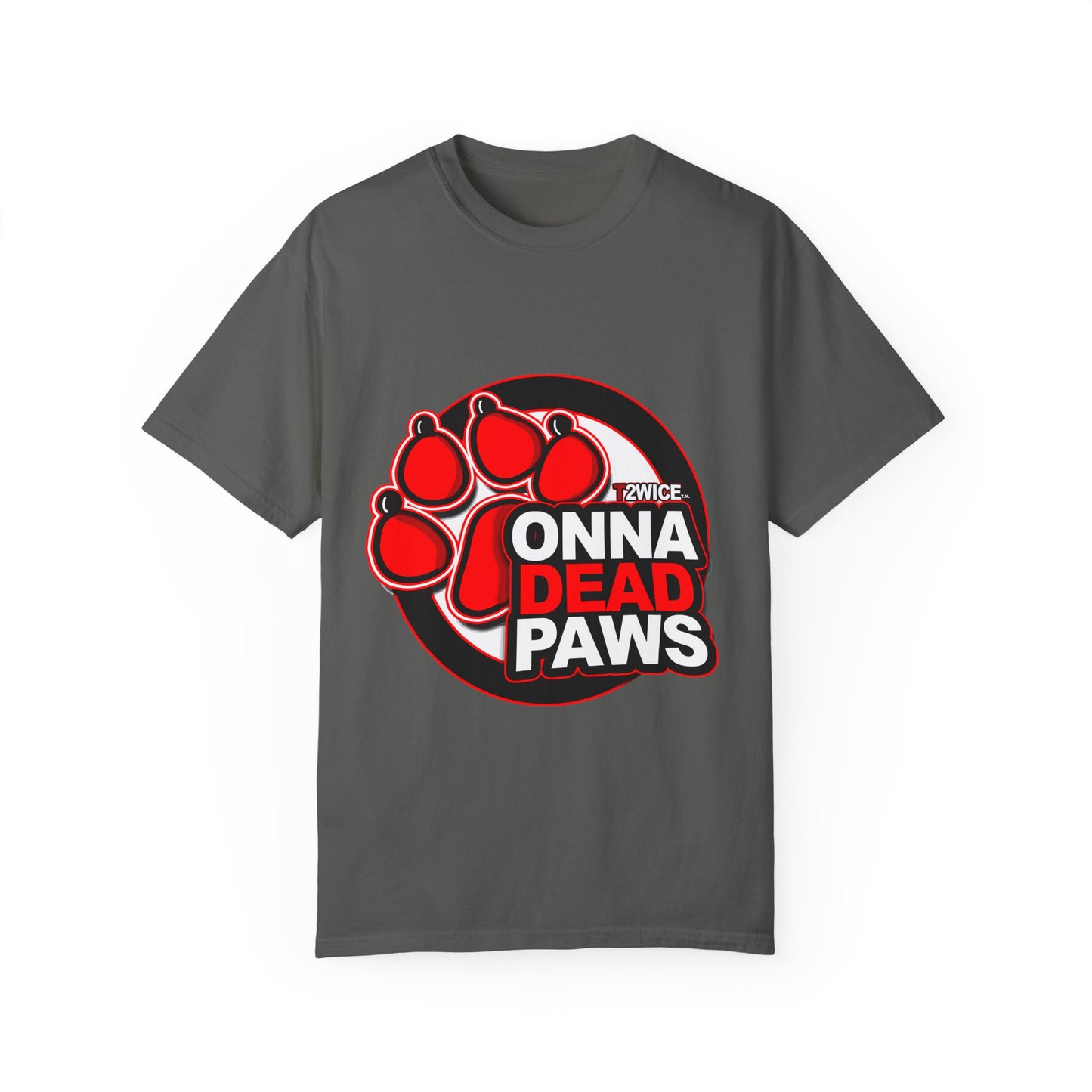 Classic Dead Paws Red Logo T shirt