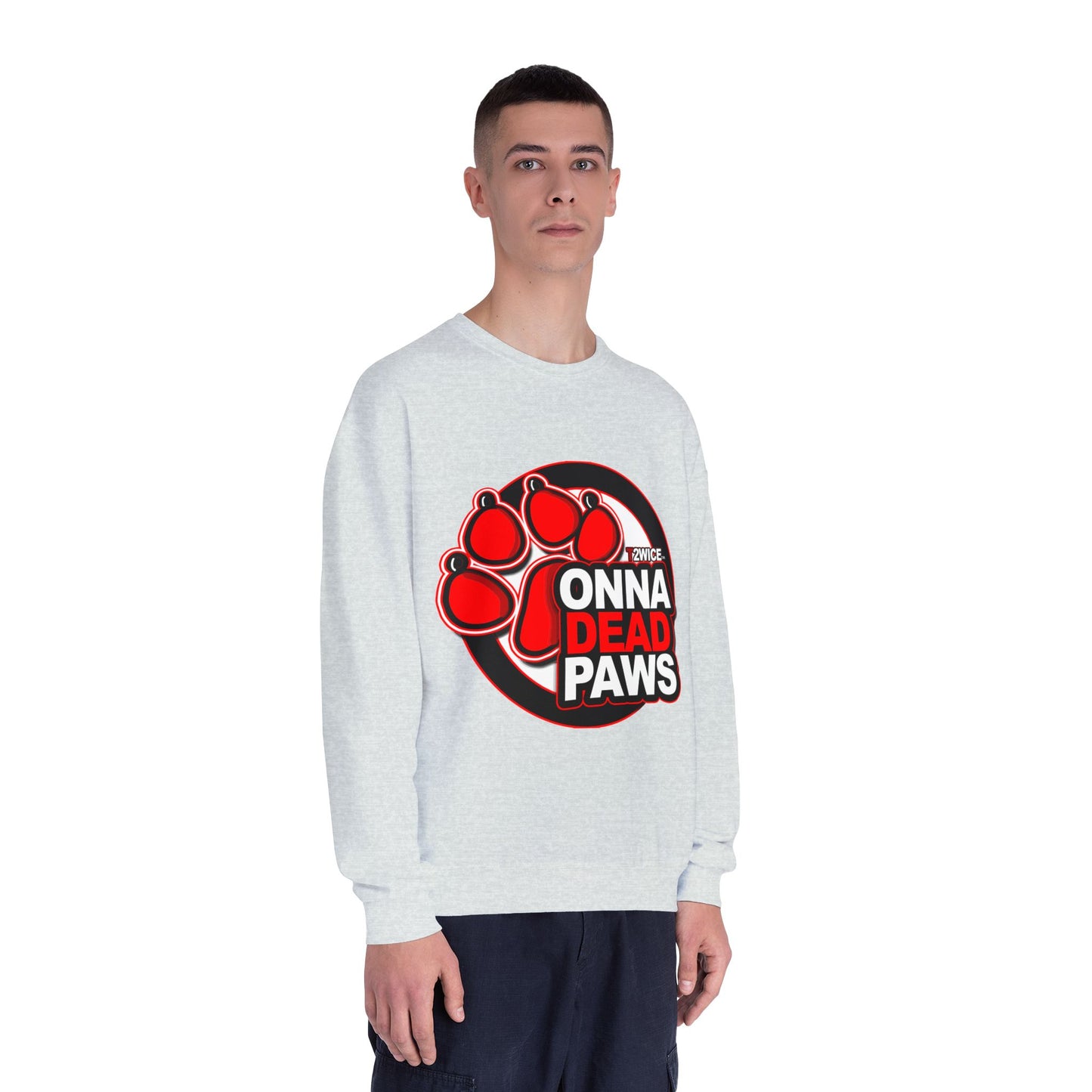 Classic Dead Paws Red Logo Sweater