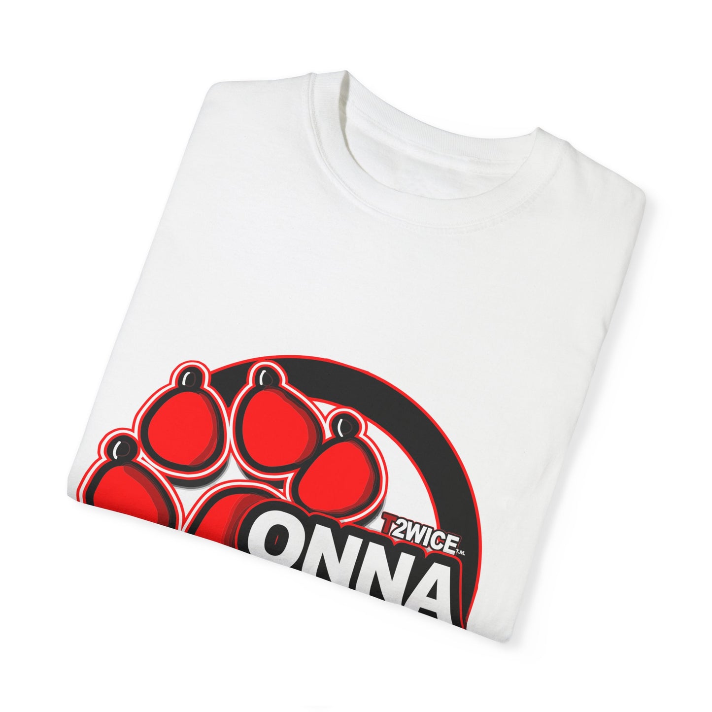 Classic Dead Paws Red Logo T shirt