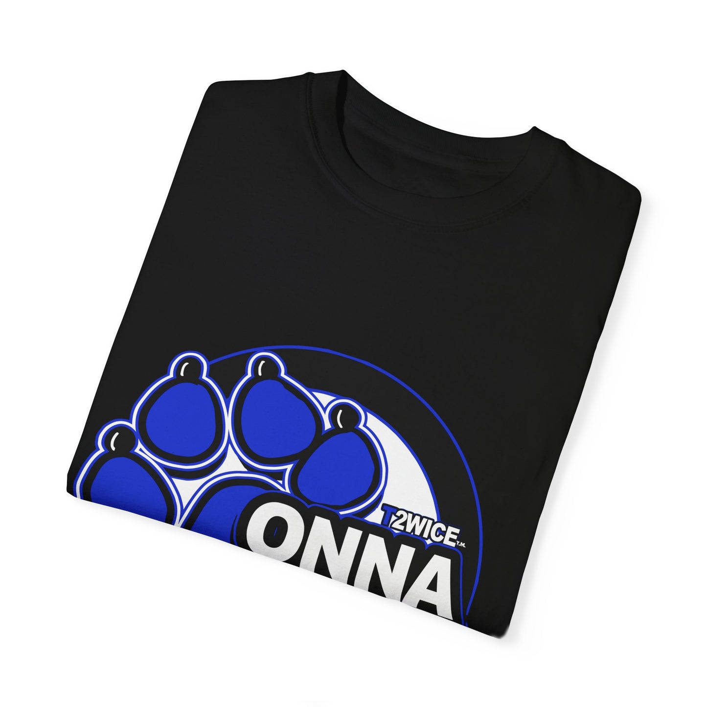 Classic Dead Paws Blue logo T-shirt