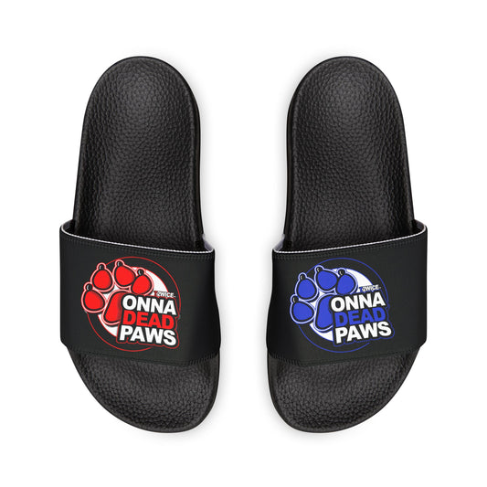 What The Paws?? Strap Slides in Black