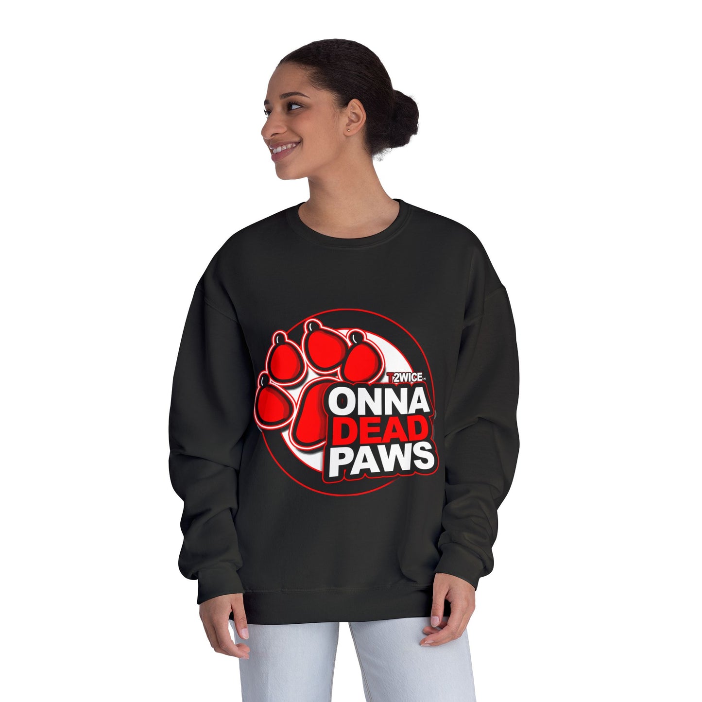 Classic Dead Paws Red Logo Sweater