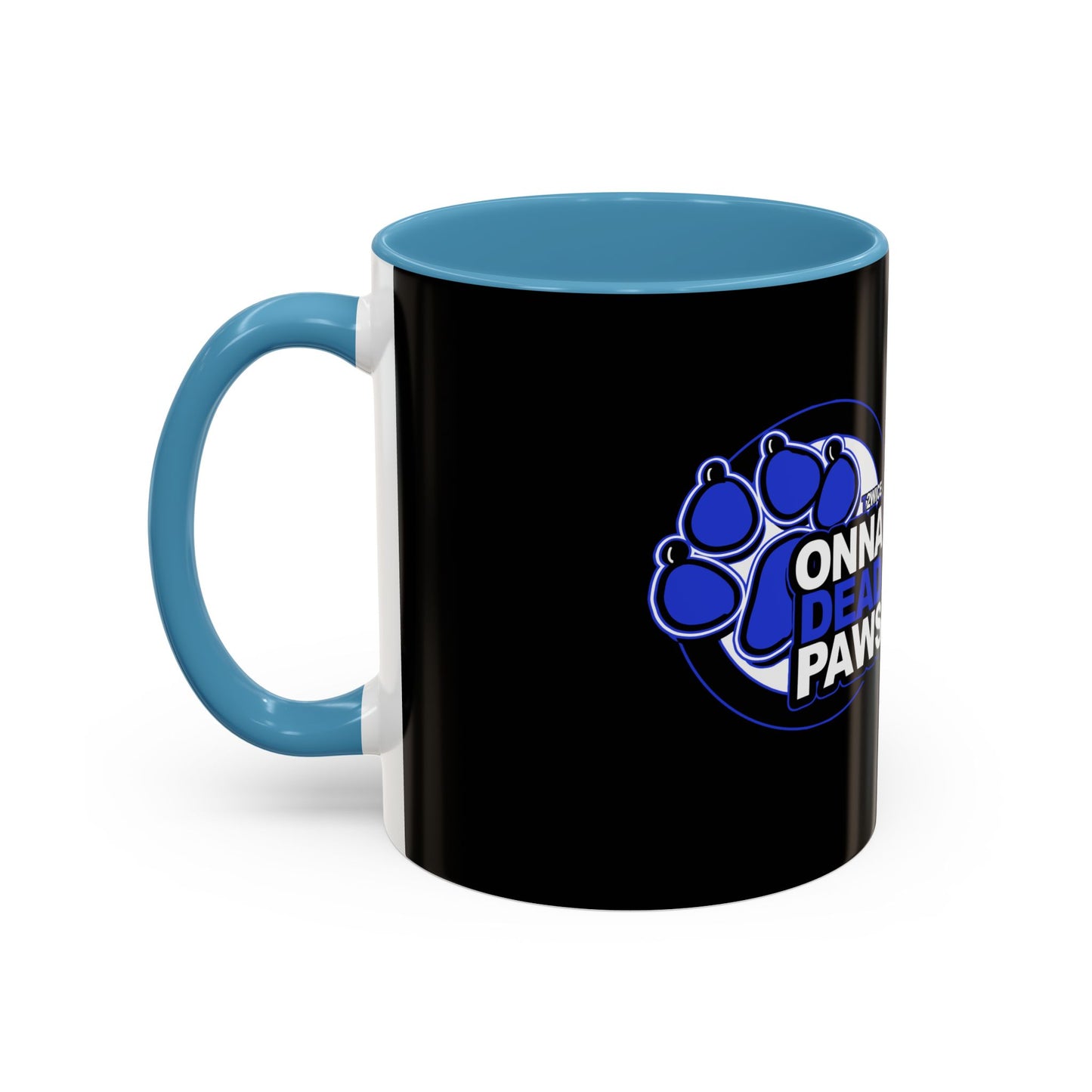 Dead Paws Blue logo Accent Coffee Mug (11, 15oz)