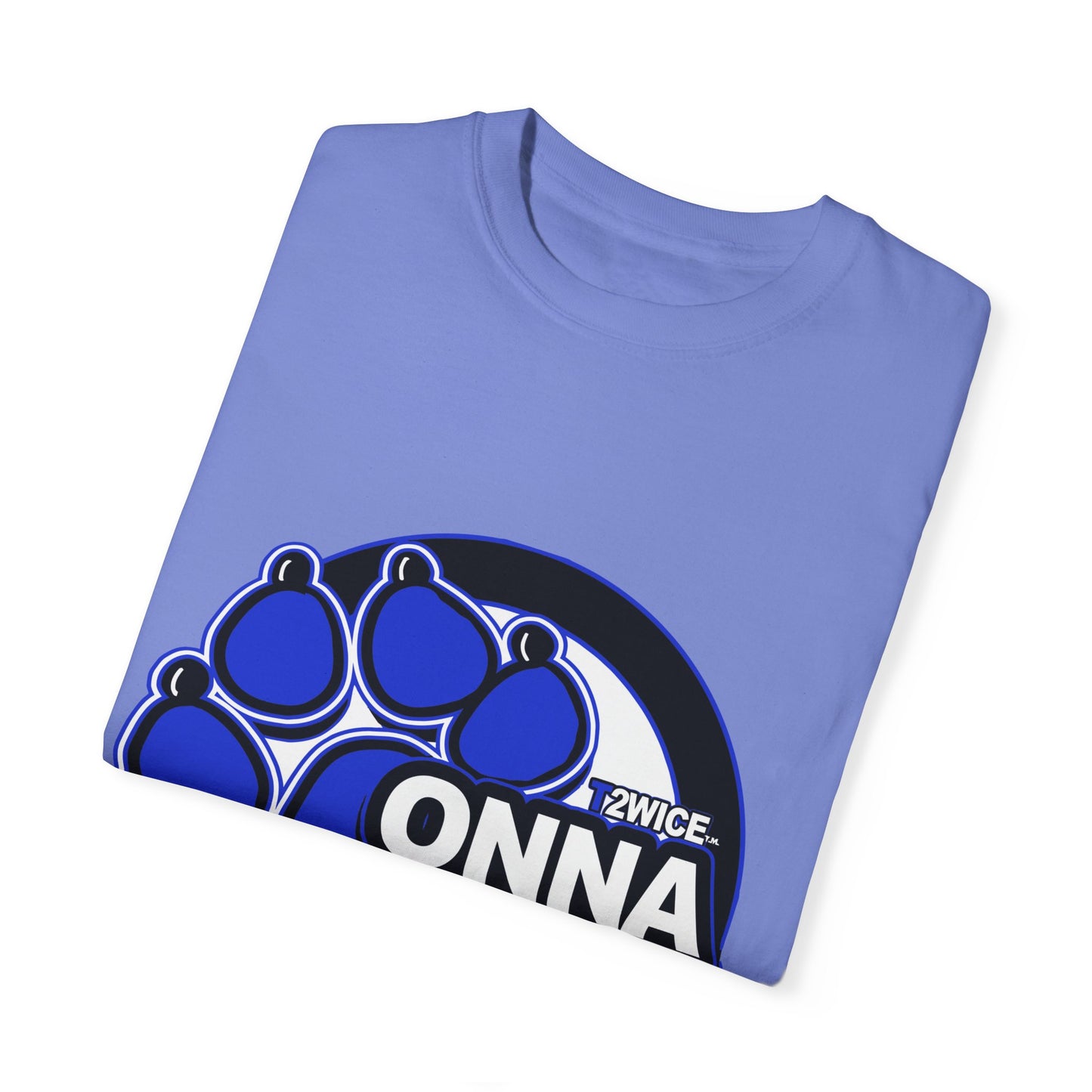 Classic Dead Paws Blue logo T-shirt