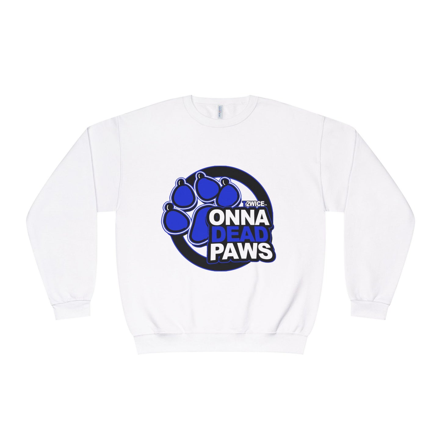 Classic Dead Paws Blue logo  Crewneck Sweatshirt