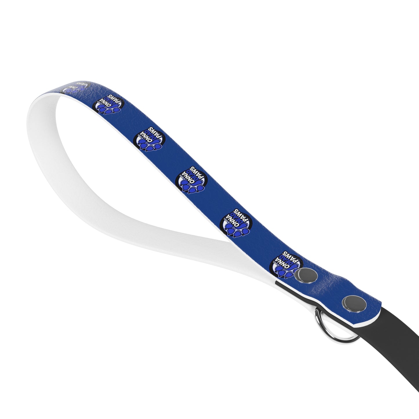 Dead Paws Leash Blue Logo