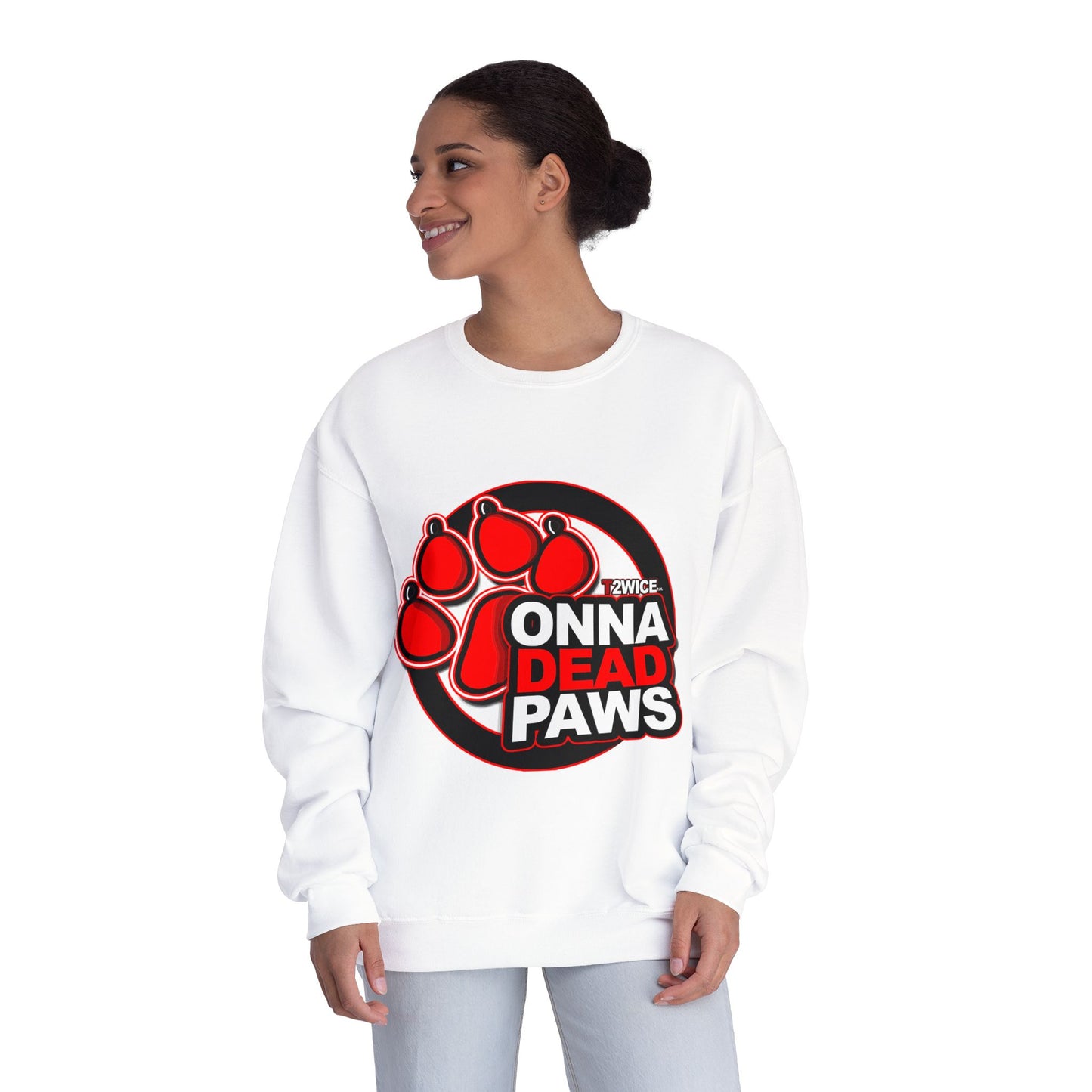 Classic Dead Paws Red Logo Sweater