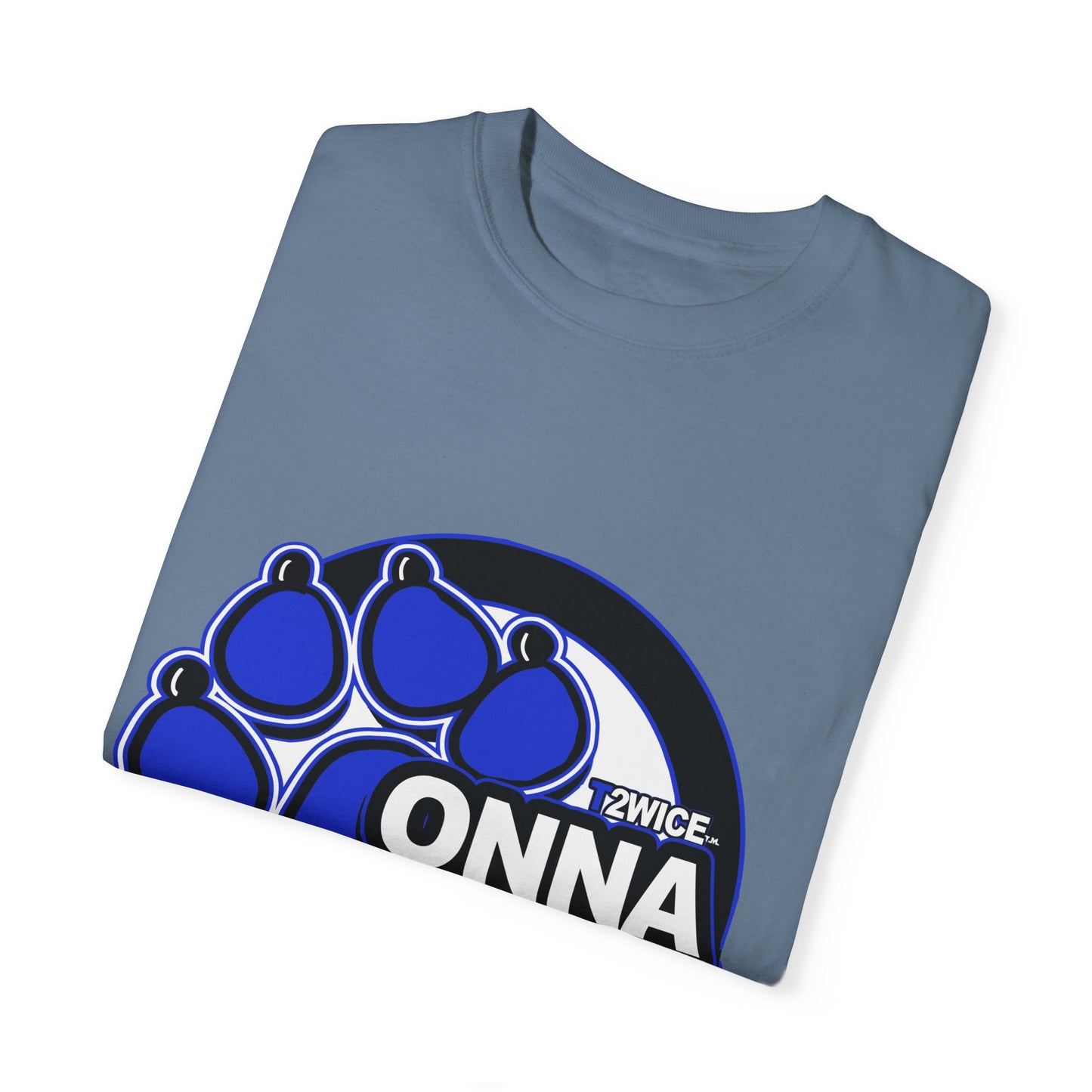 Classic Dead Paws Blue logo T-shirt