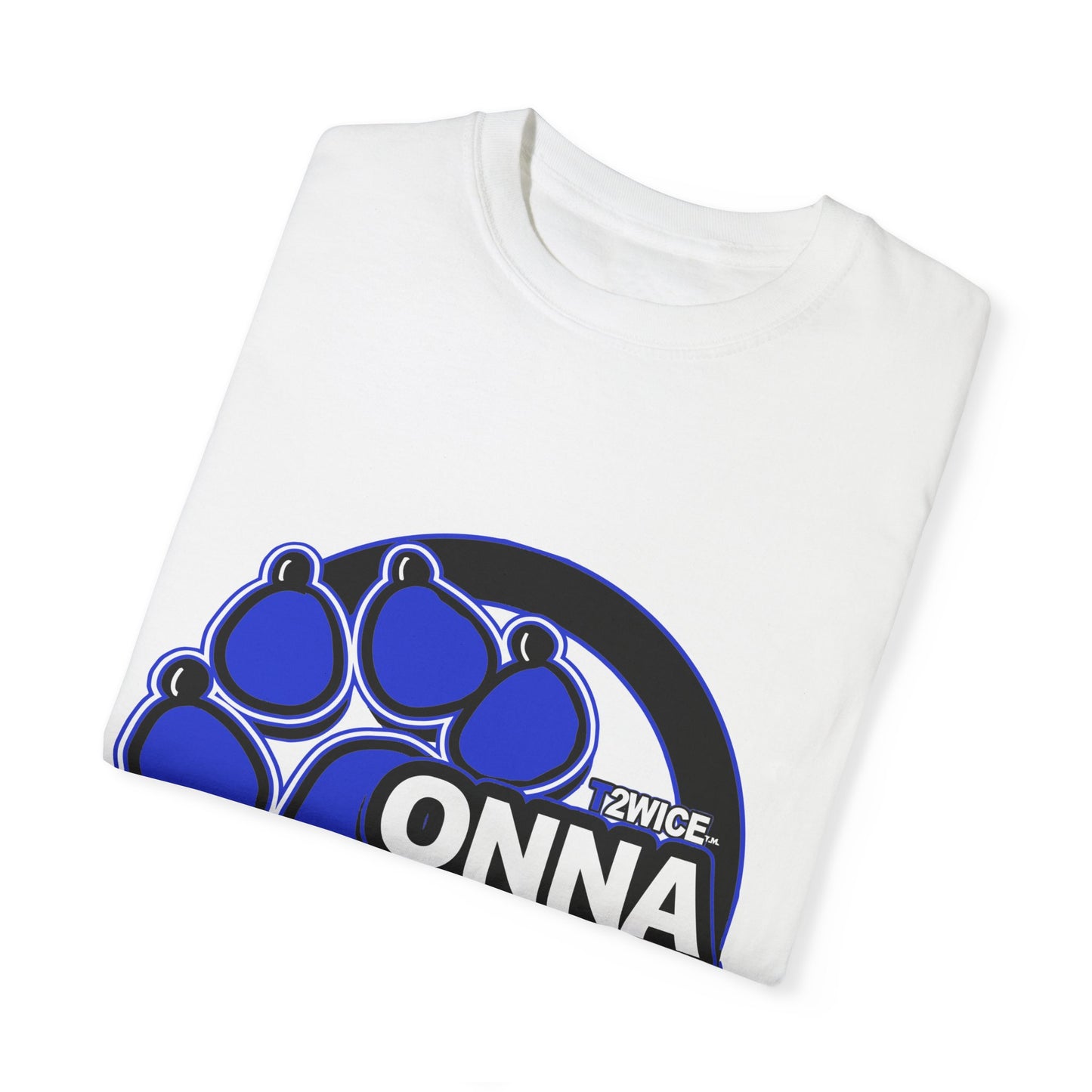 Classic Dead Paws Blue logo T-shirt